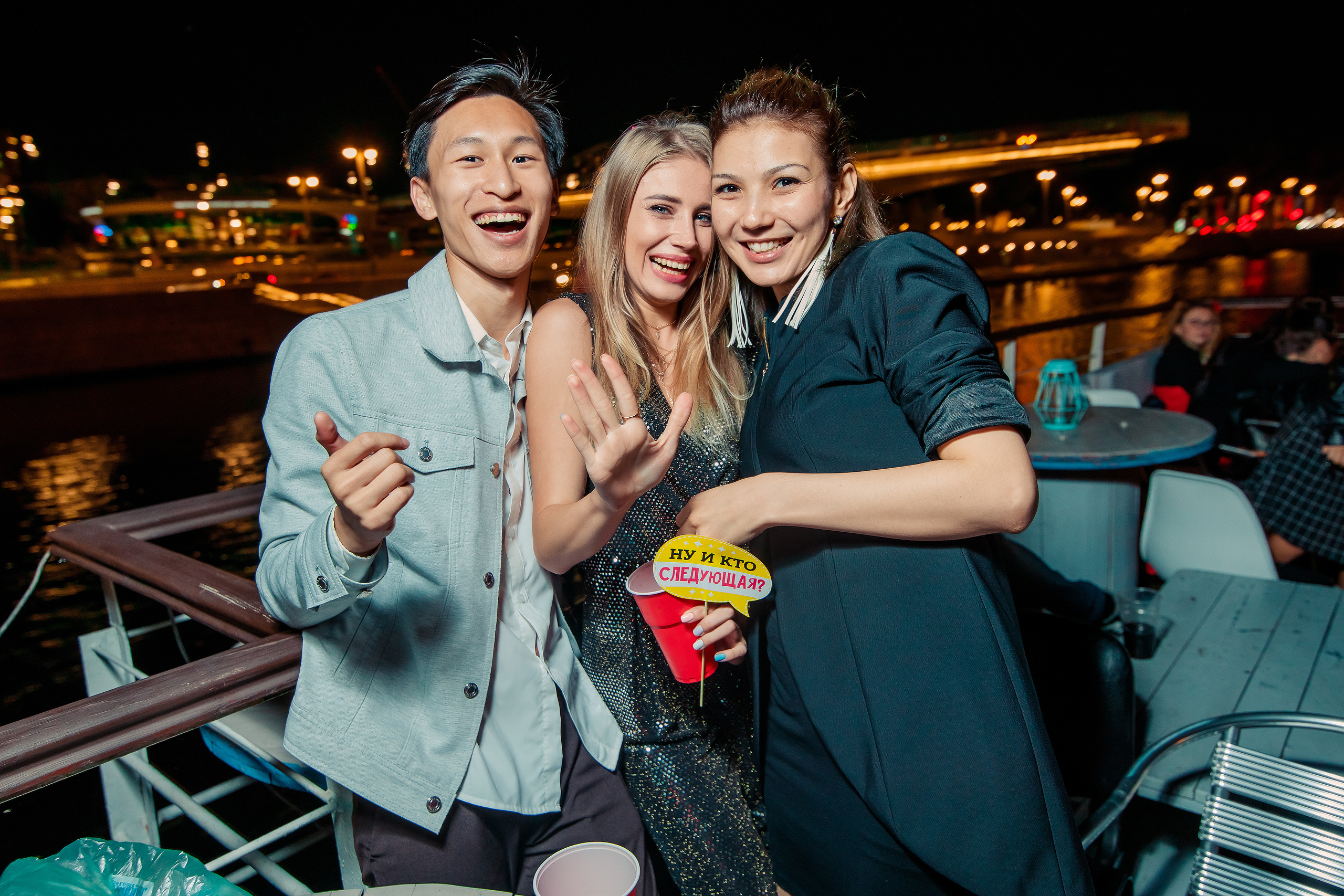 Вечеринка на теплоходе | 2019. Репортажный фотограф Семён Борисов | Москва