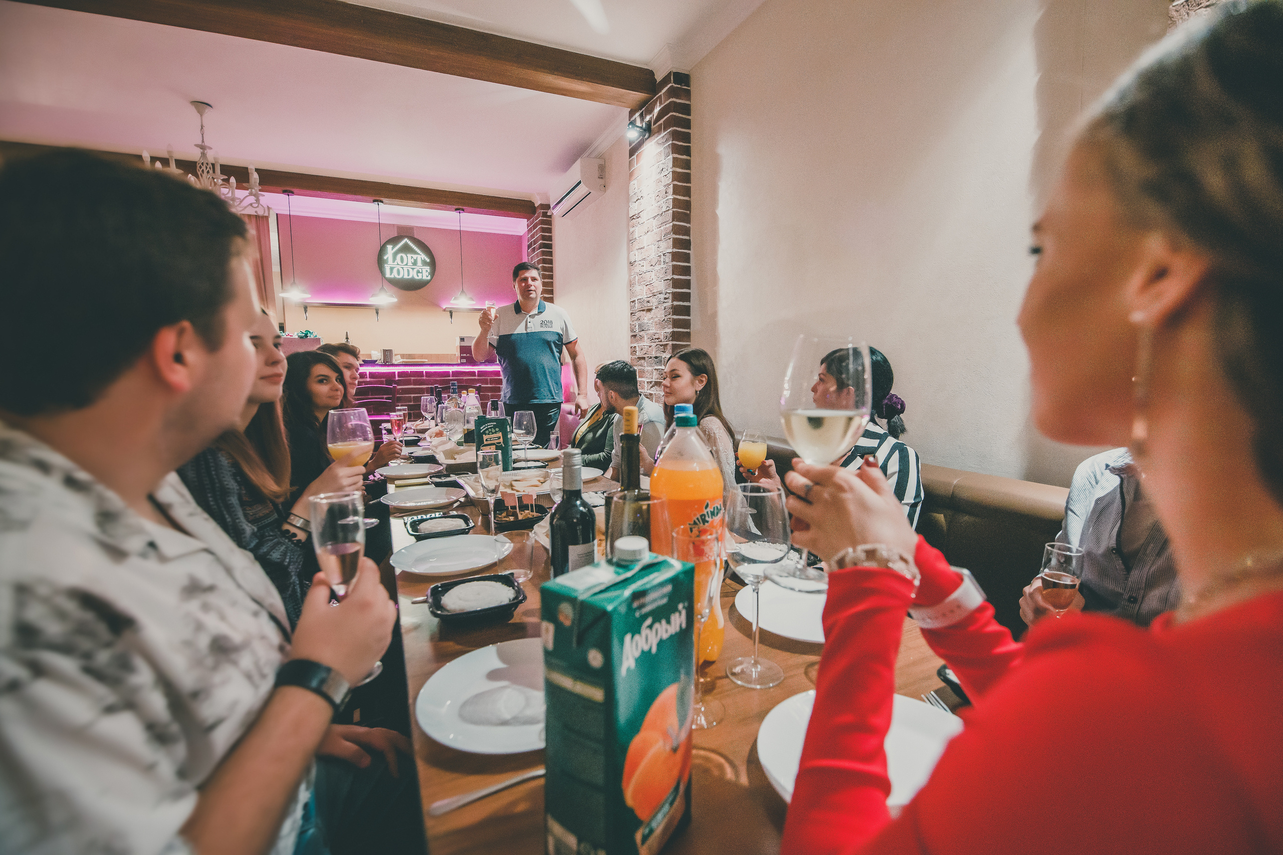 День рождения Тани | Loft Lodge. Репортажный фотограф Семён Борисов | Москва