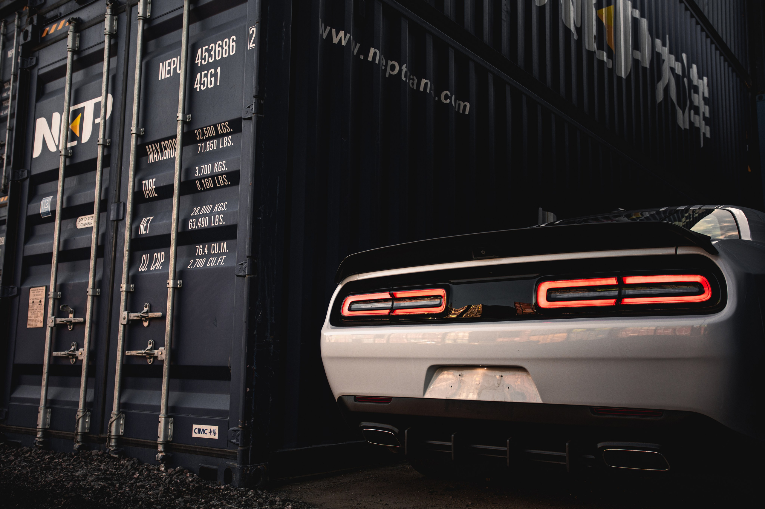 Dodge Challengers. Спортивный фотограф — Никита