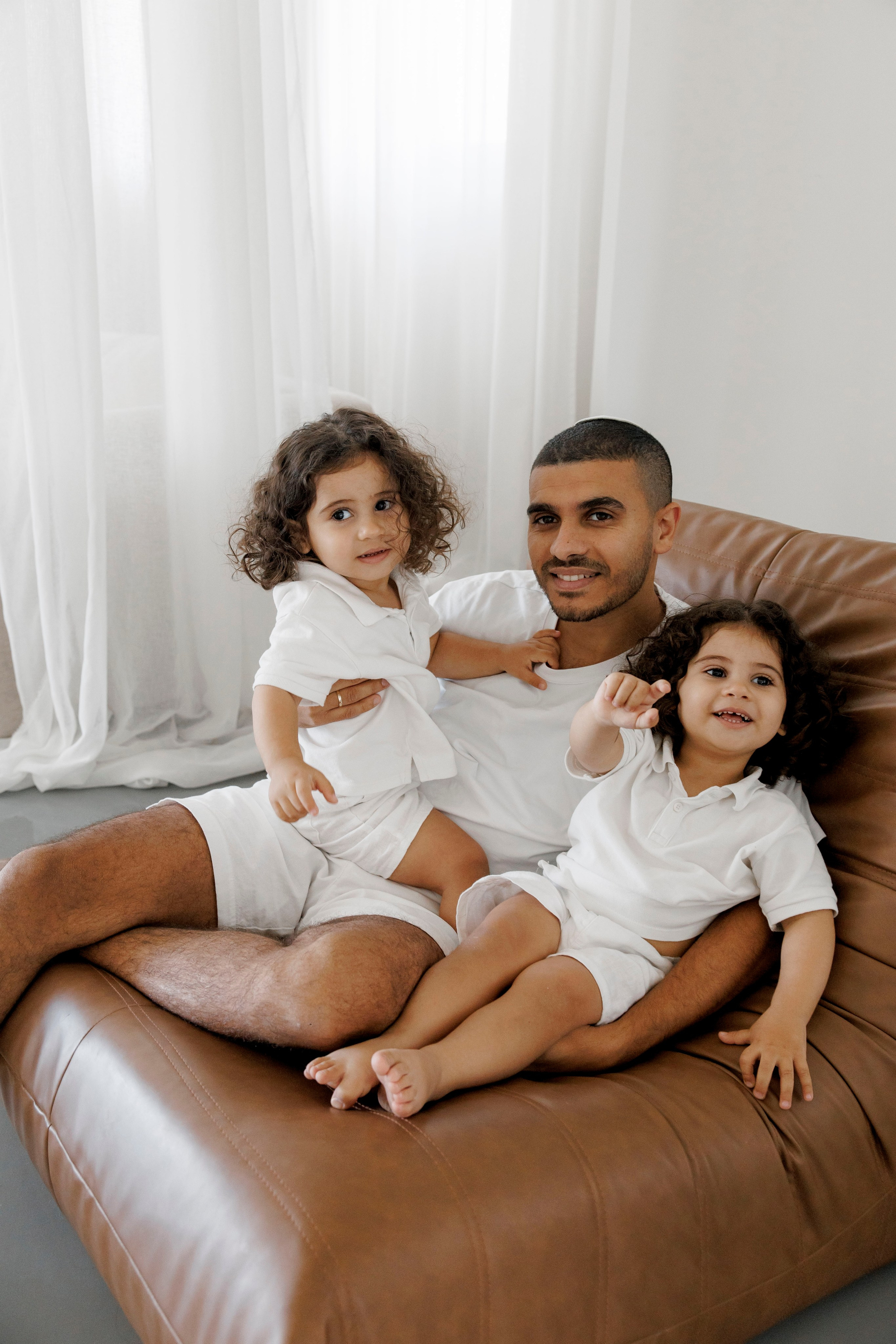 Family photoshoot inside the studio in Hadera. Wedding and family photographer