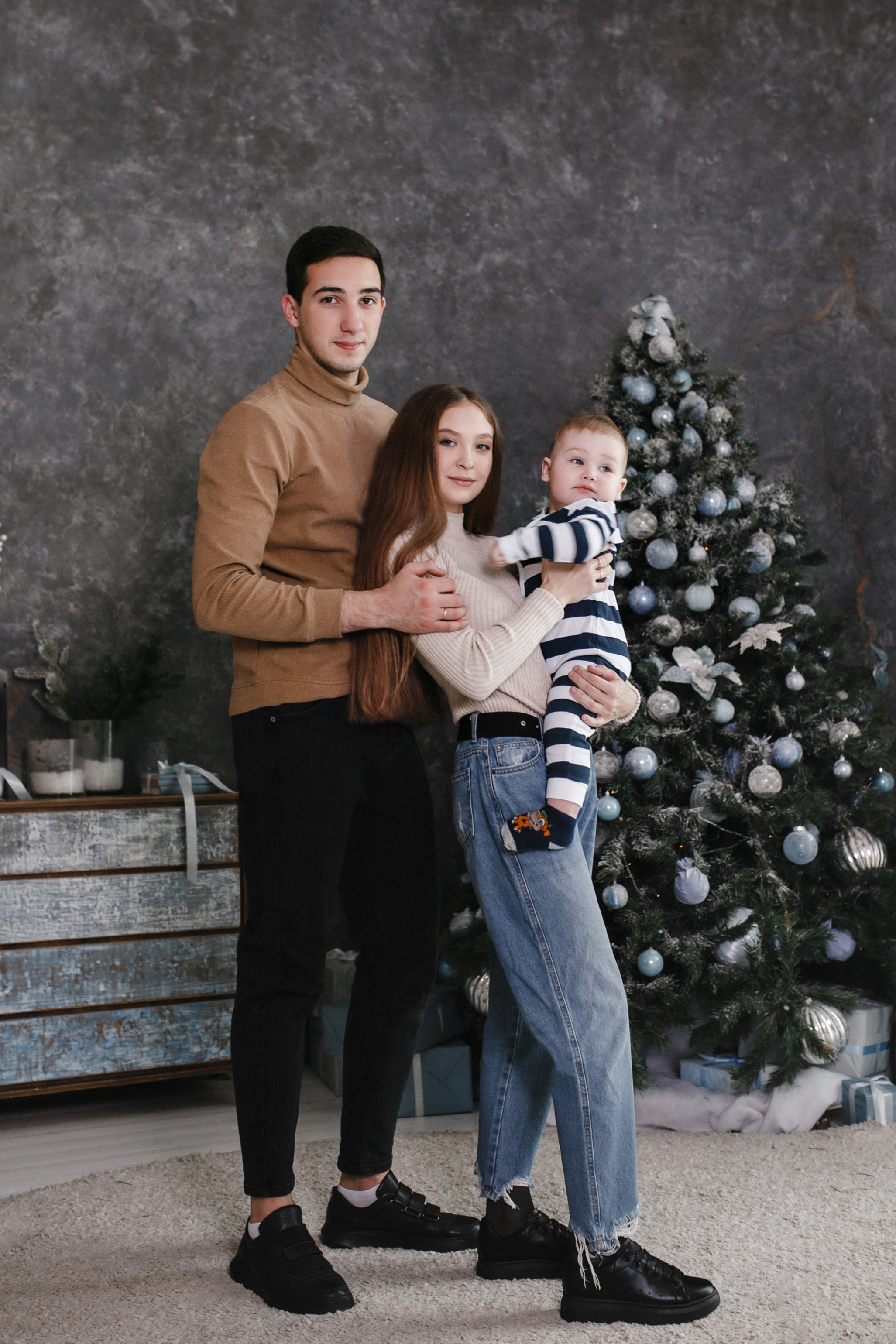 Дарья&Руслан (студийная новогодняя). Фотограф в Новосибирске Ася Зверева