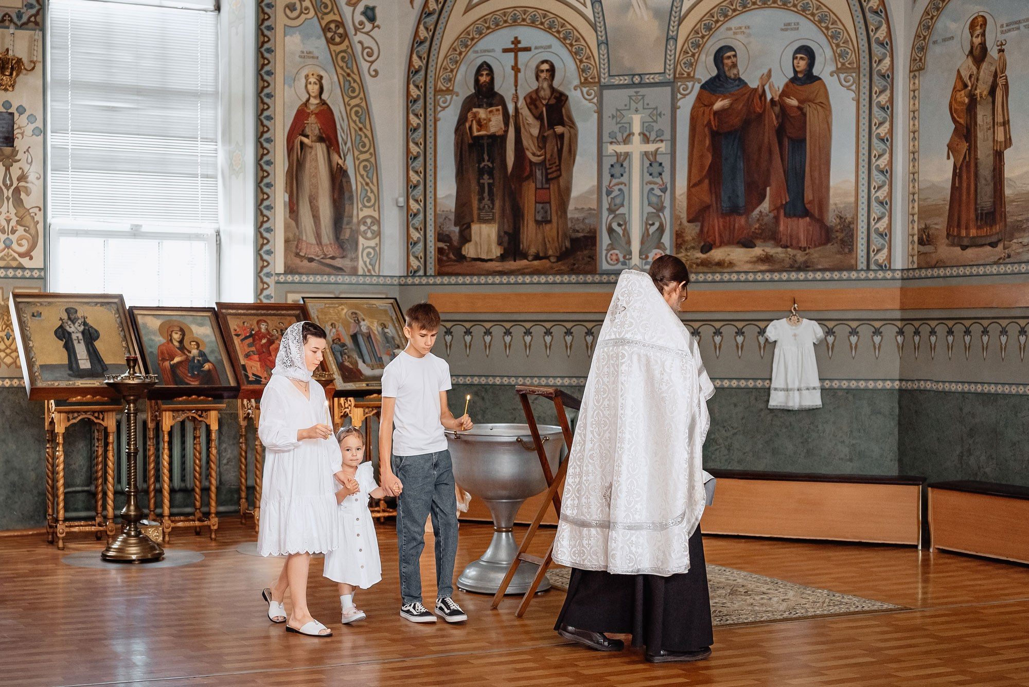 Таинство Крещения (репортажная съемка). Moscow_CPC