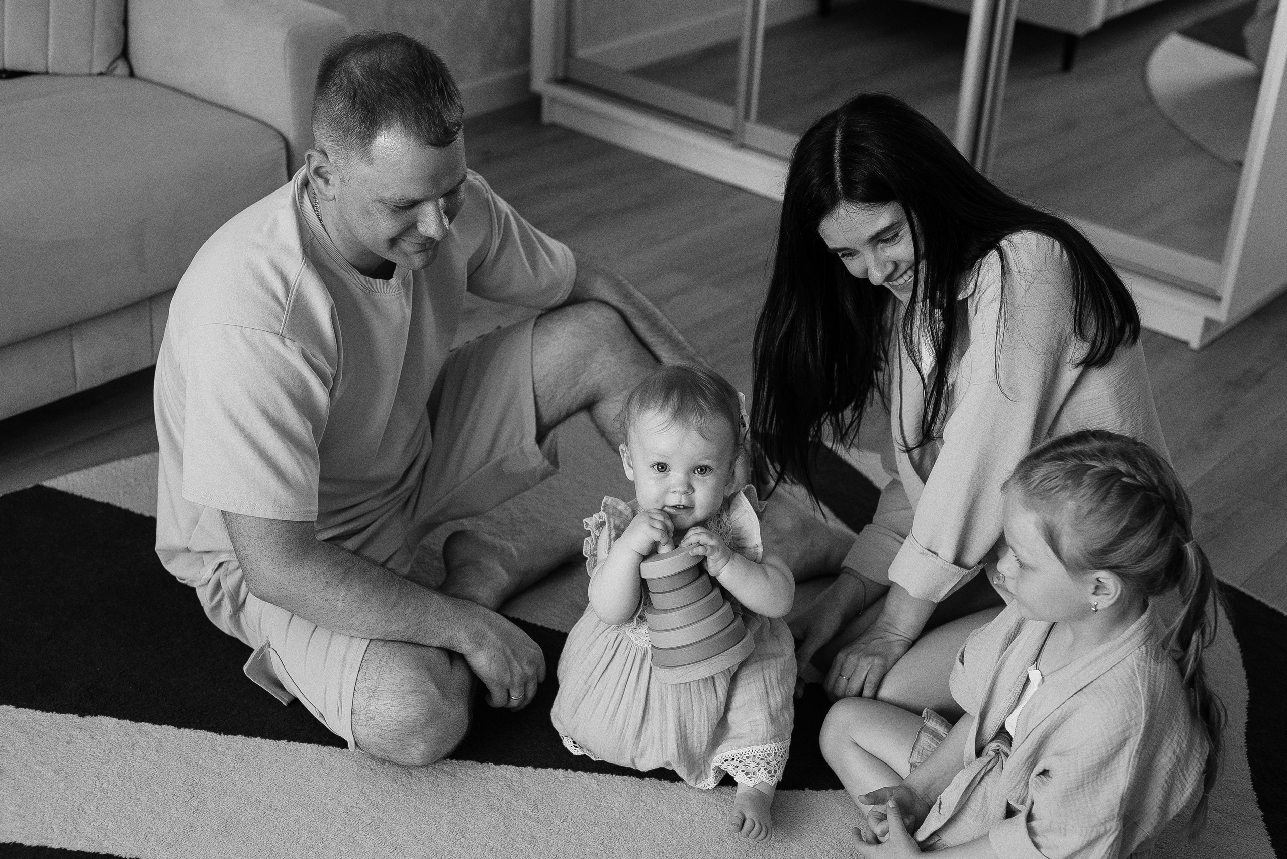 Агата 1 годик. Фотограф новорождённых и семейный фотограф в Иваново Любовь Капранова