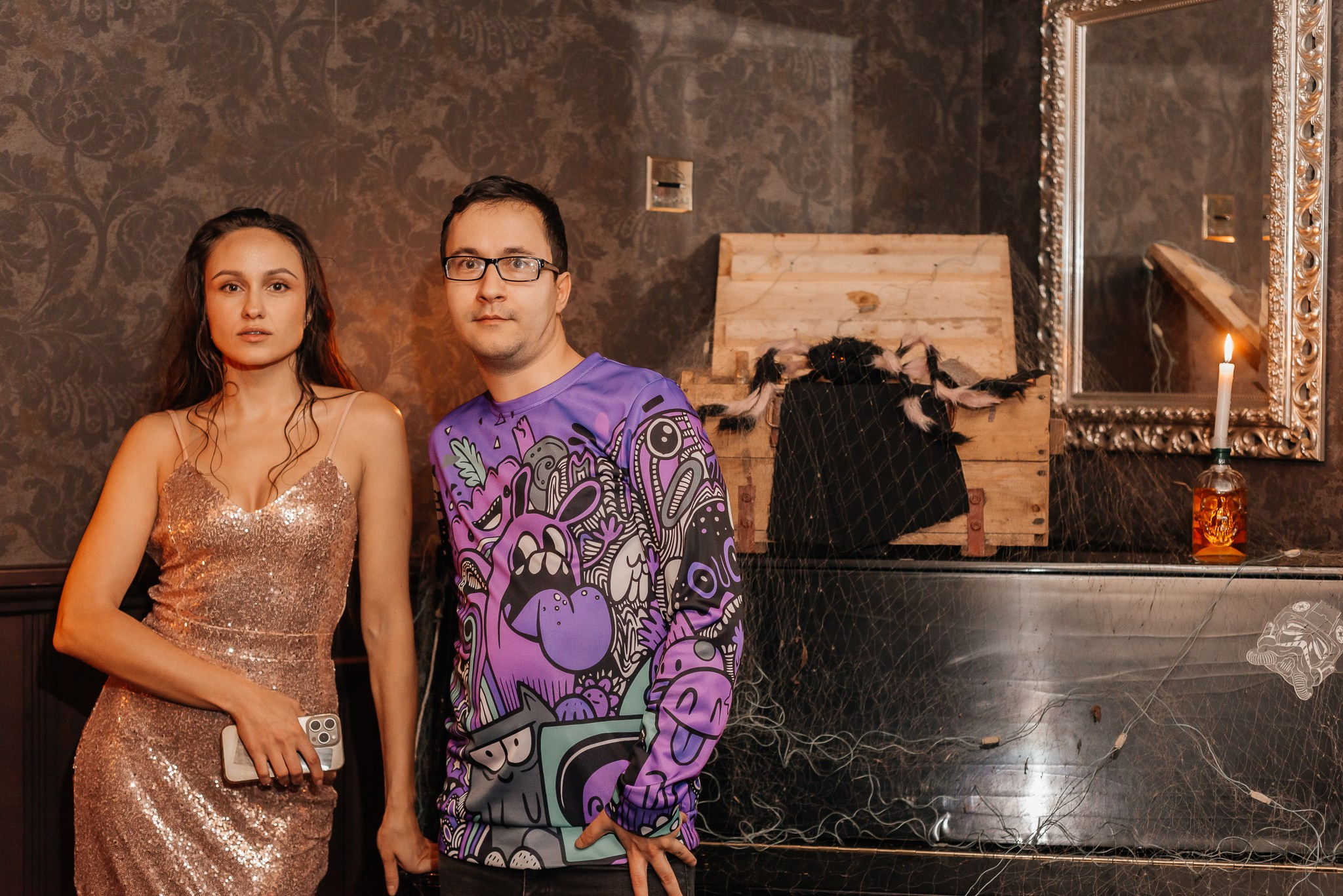 Halloween party в кальянной HookahPlace. Профессиональный пейзажный фотограф Новокрещенов Станислав