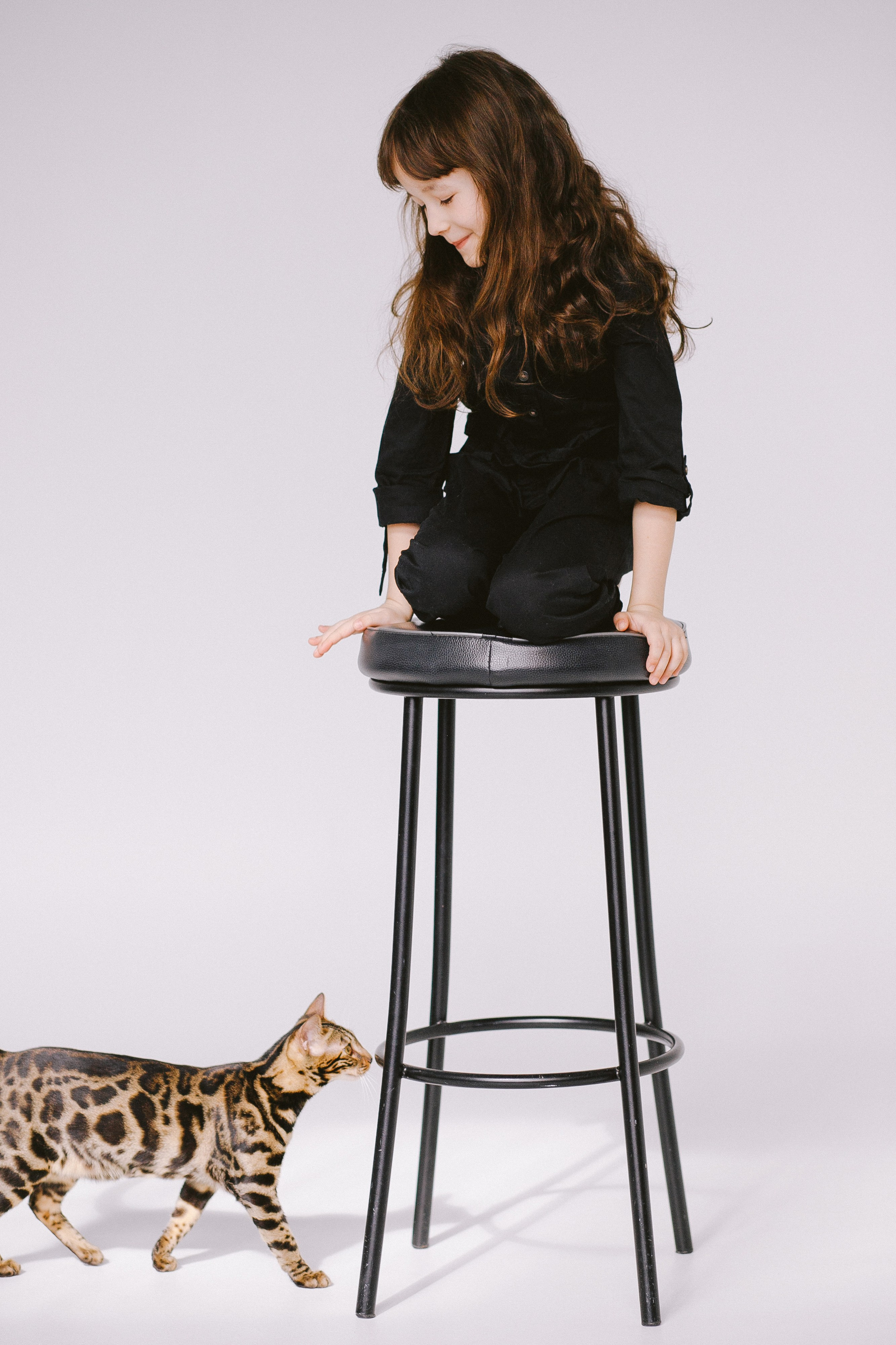 Лера с мамой, папой и Бусей