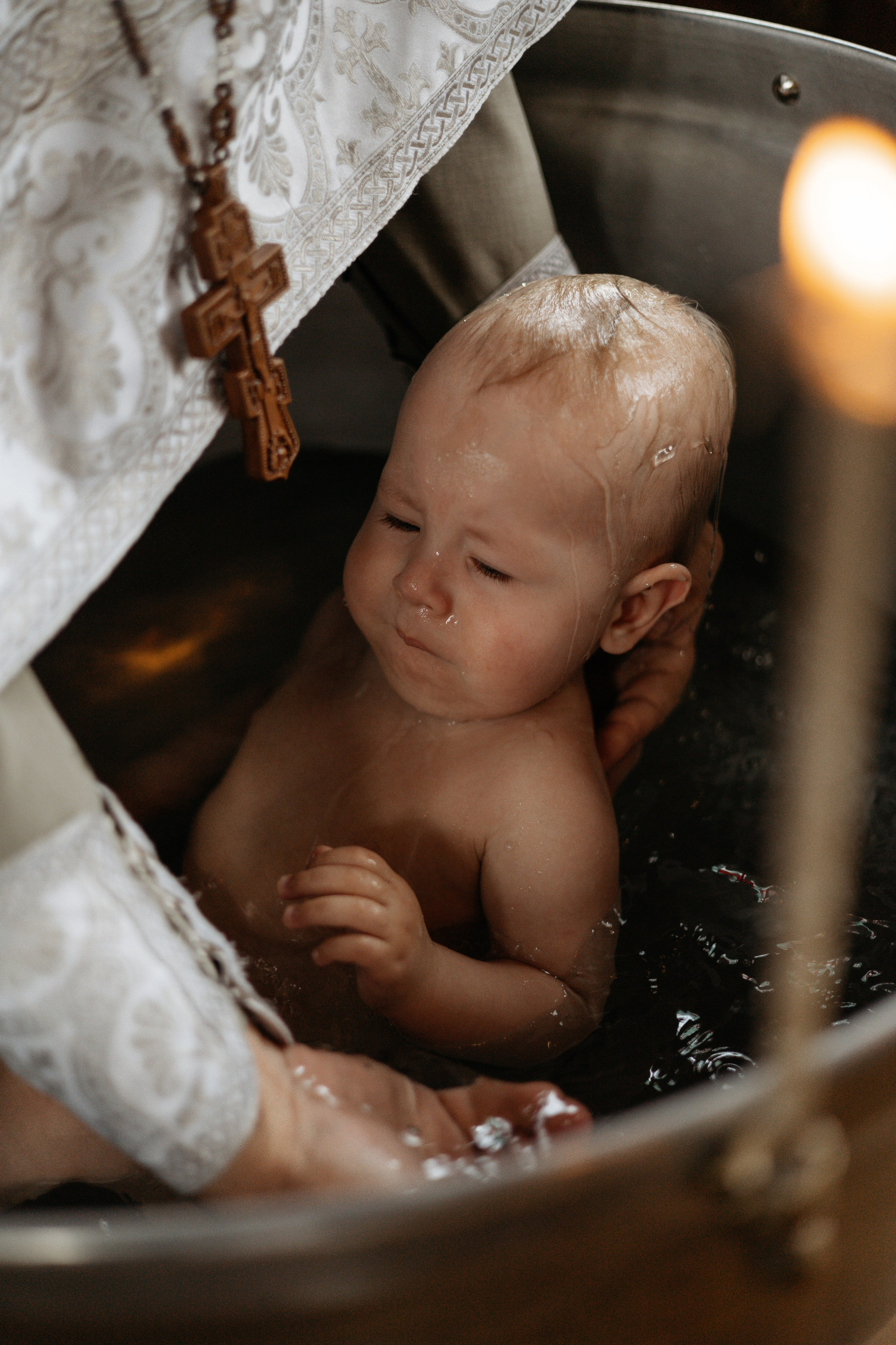 Крещение Артёма. Самый теплый фотограф в Краснодаре Рябоконь Ксения