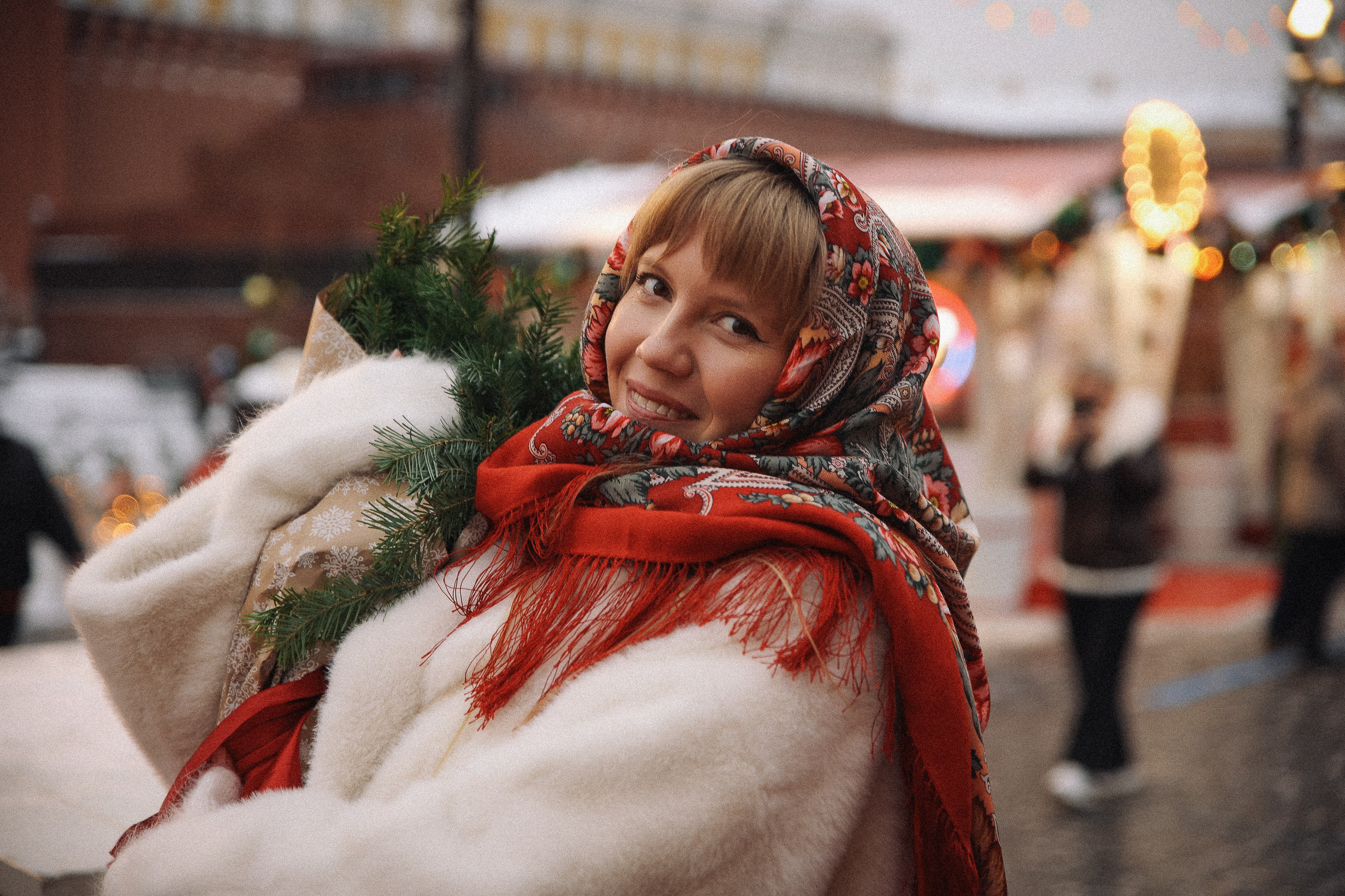 Новогодняя фотосессия на Гум Ярмарке. Фотограф Владимир Москва