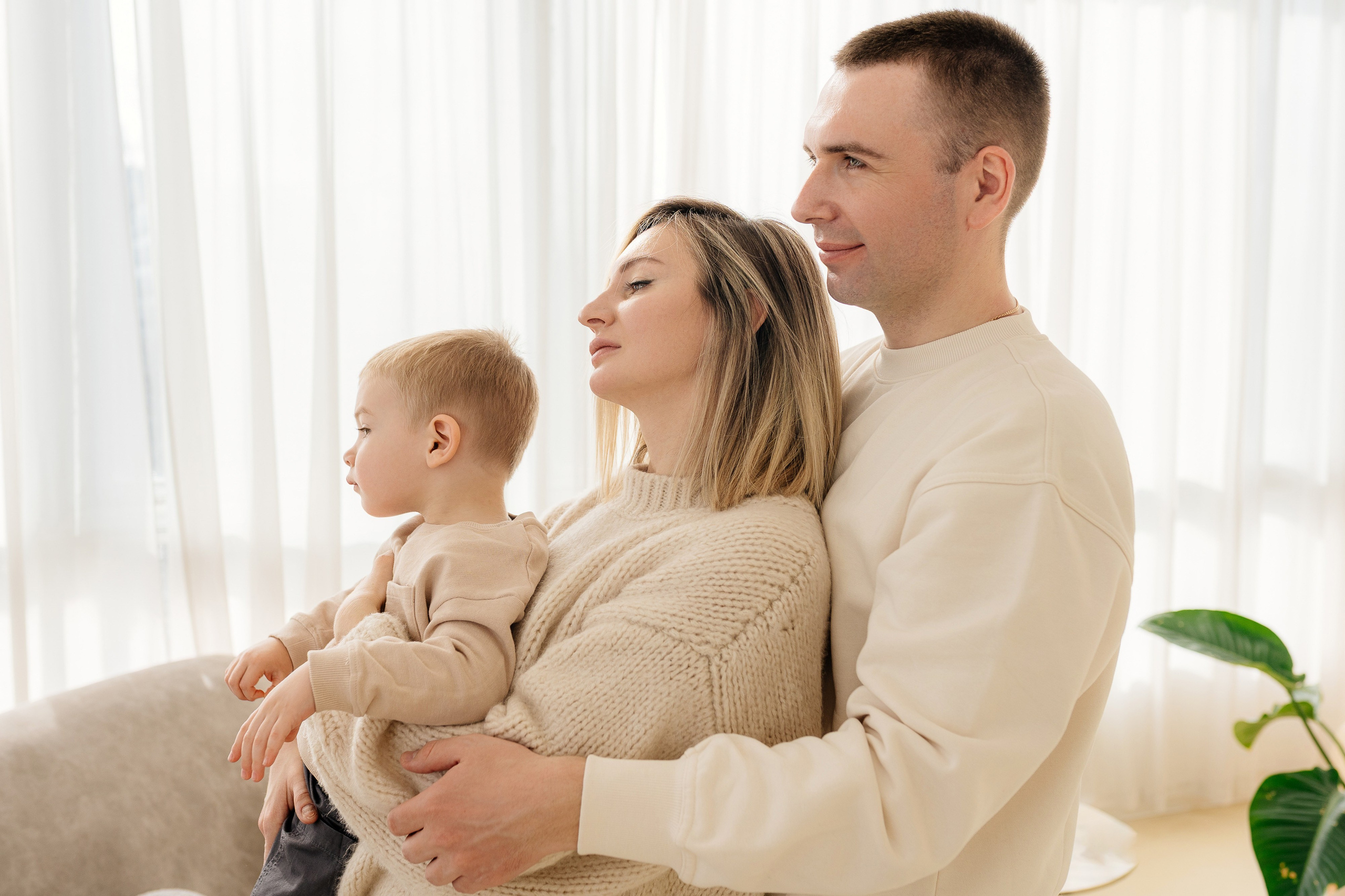 Ольга, Дмитрий и Ваня. Свадебный фотограф в Москве Анна Полушина