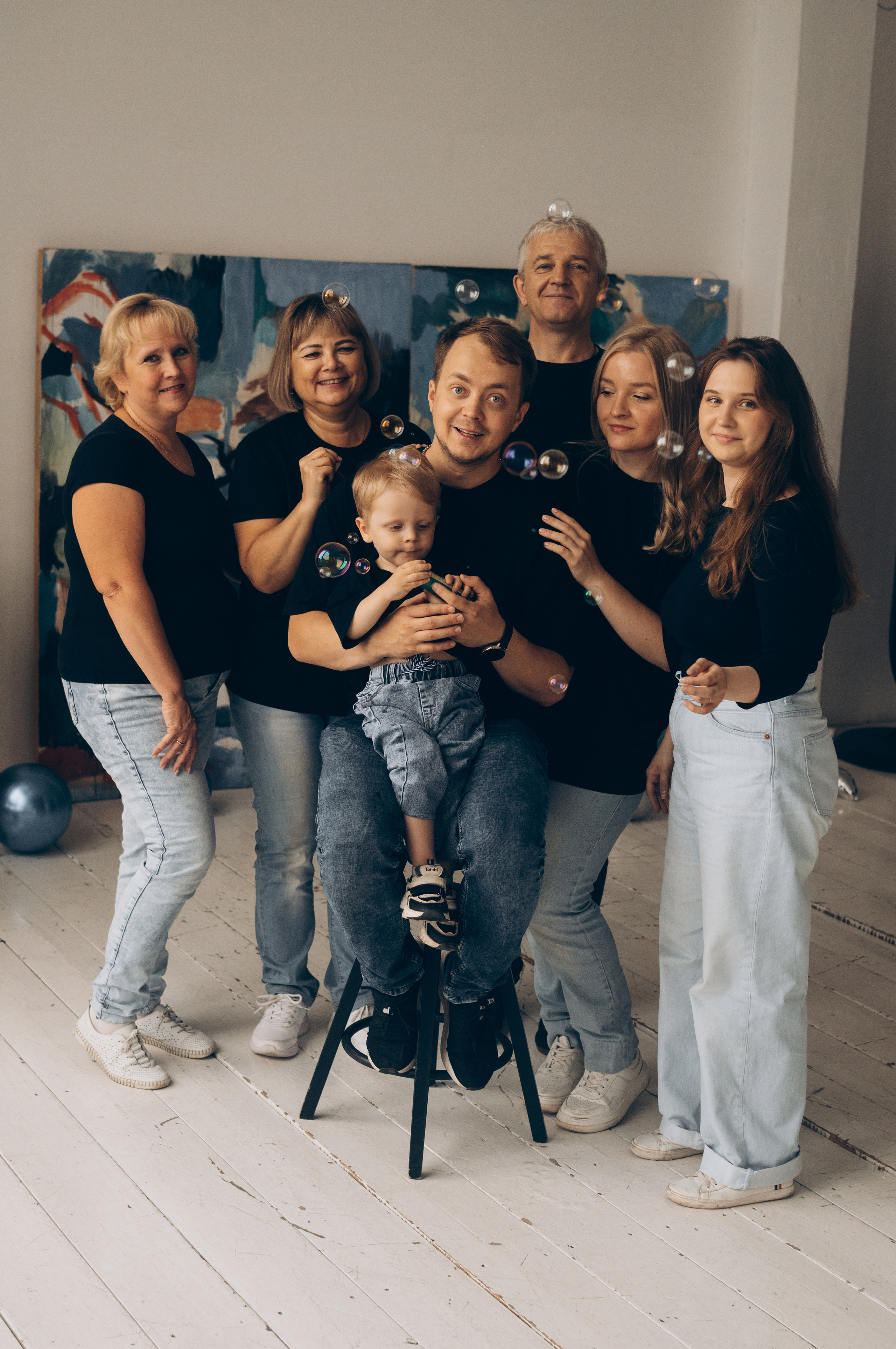 2 года в кругу чудесной семьи. Семейный, ньюборн фотограф, фотограф на роды в Москве, Виктория Тюльдюкова