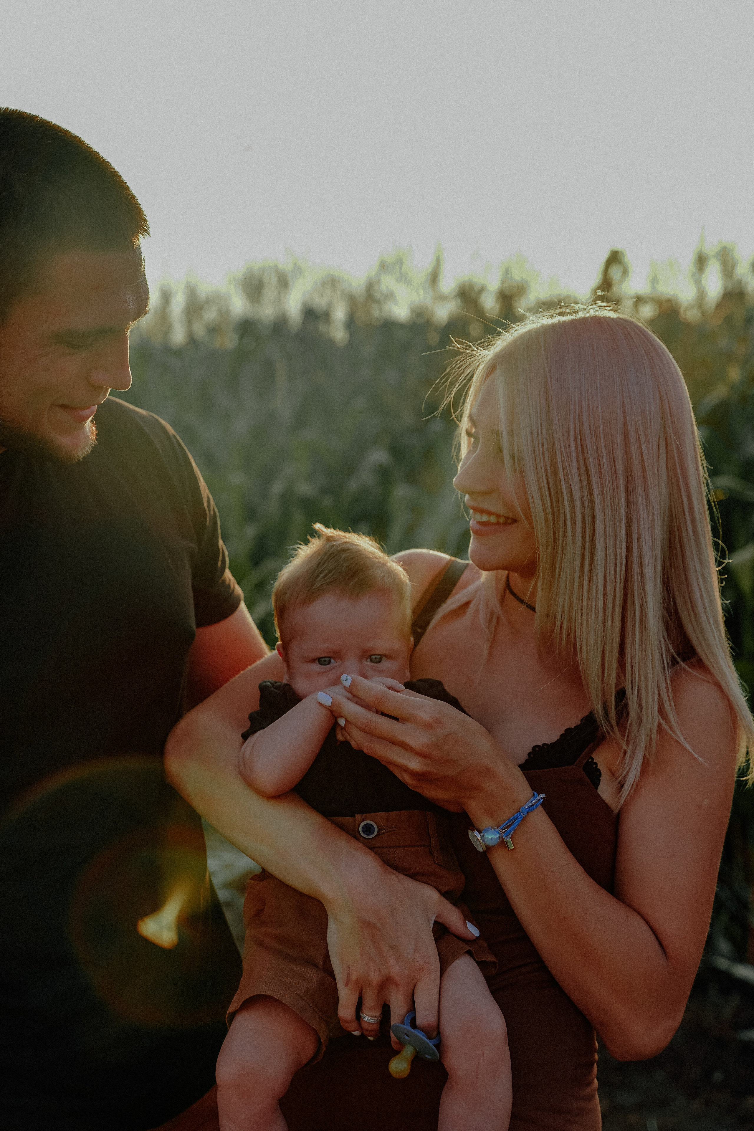 Фотосессия в кукурузном поле. Семейный и женский фотограф в Краснодаре Анастасия Приймак