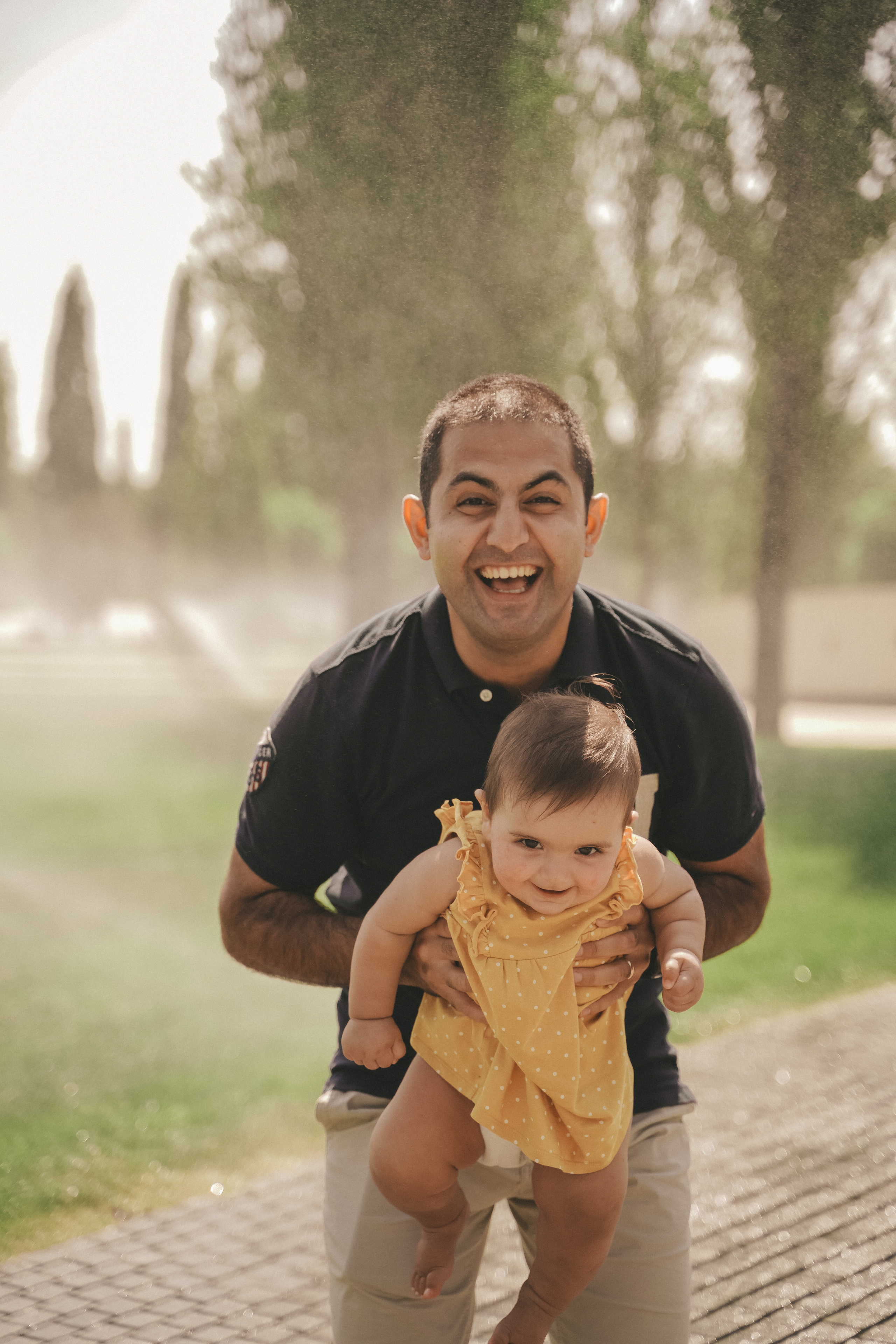 Семейная фотосессия с малышкой в парке Галицкого. Семейный и женский фотограф в Краснодаре Анастасия Приймак
