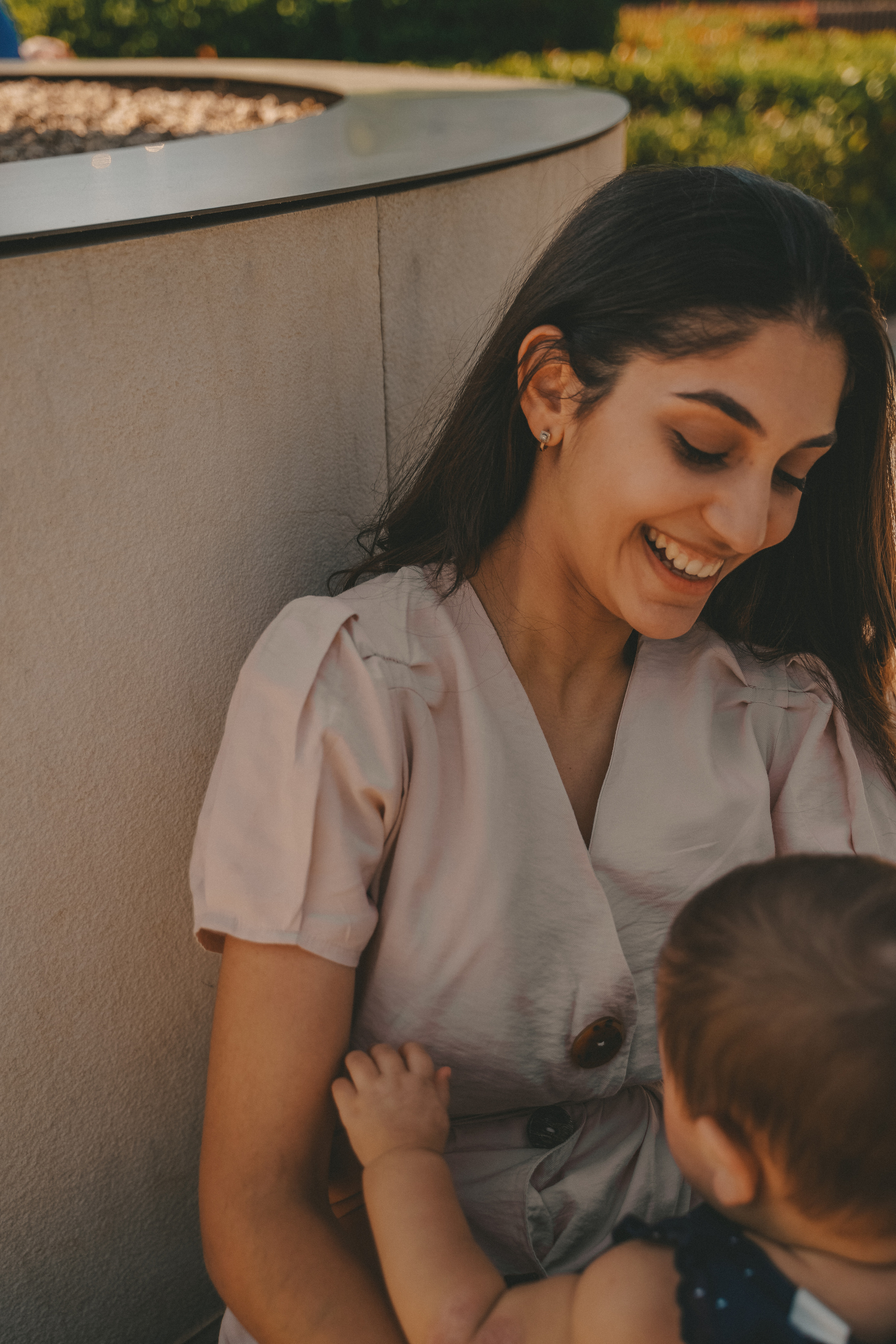 Семейная фотосессия с малышкой в парке Галицкого. Семейный и женский фотограф в Краснодаре Анастасия Приймак