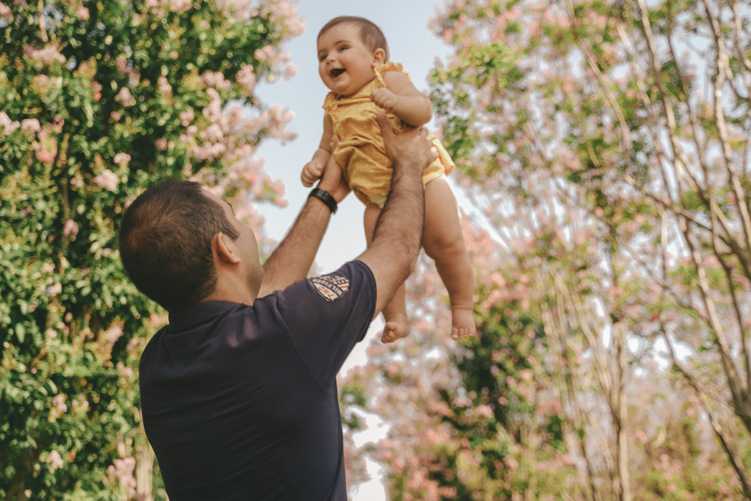 Семейная фотосессия с малышкой в парке Галицкого. Семейный и женский фотограф в Краснодаре Анастасия Приймак