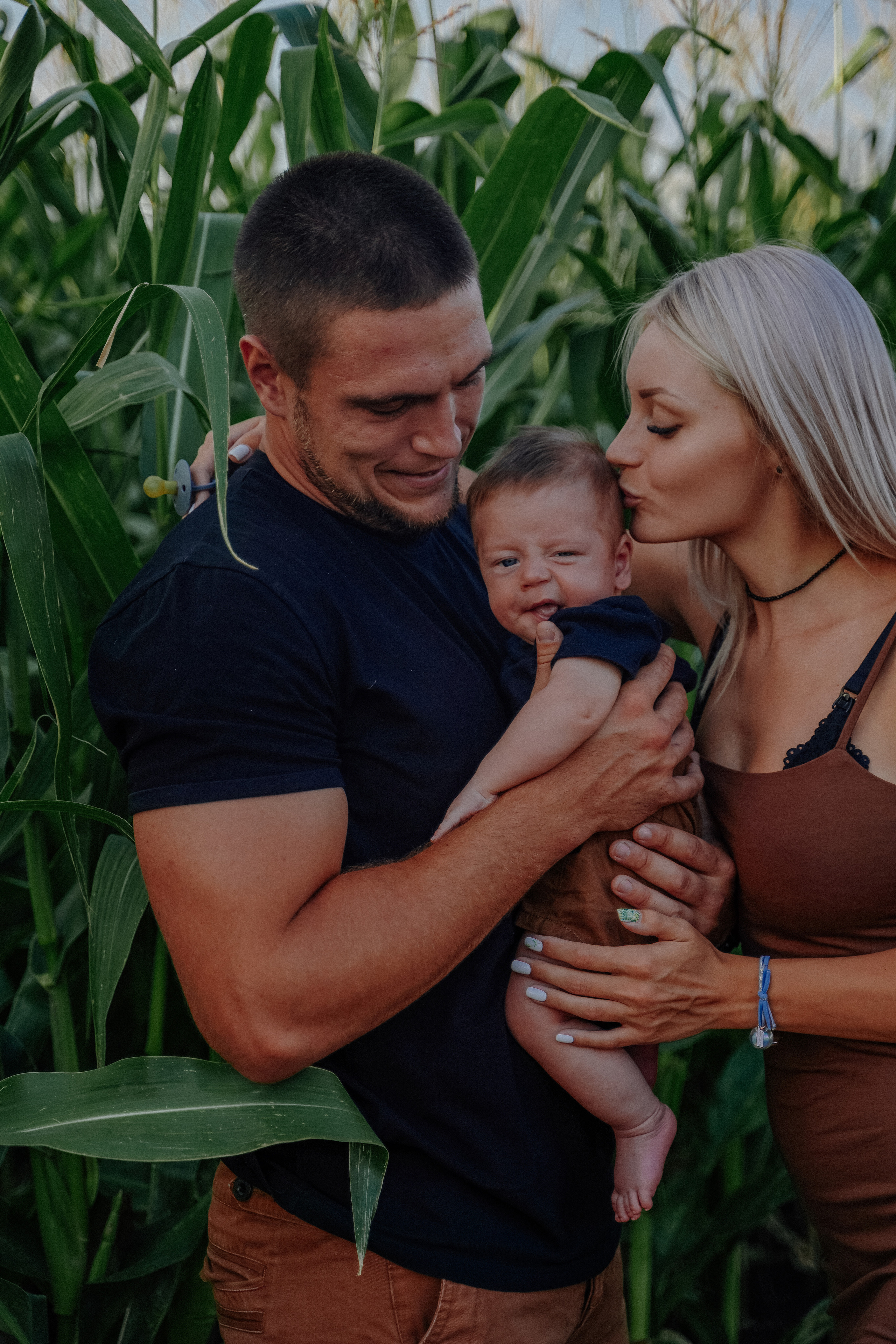 Фотосессия в кукурузном поле. Семейный и женский фотограф в Краснодаре Анастасия Приймак