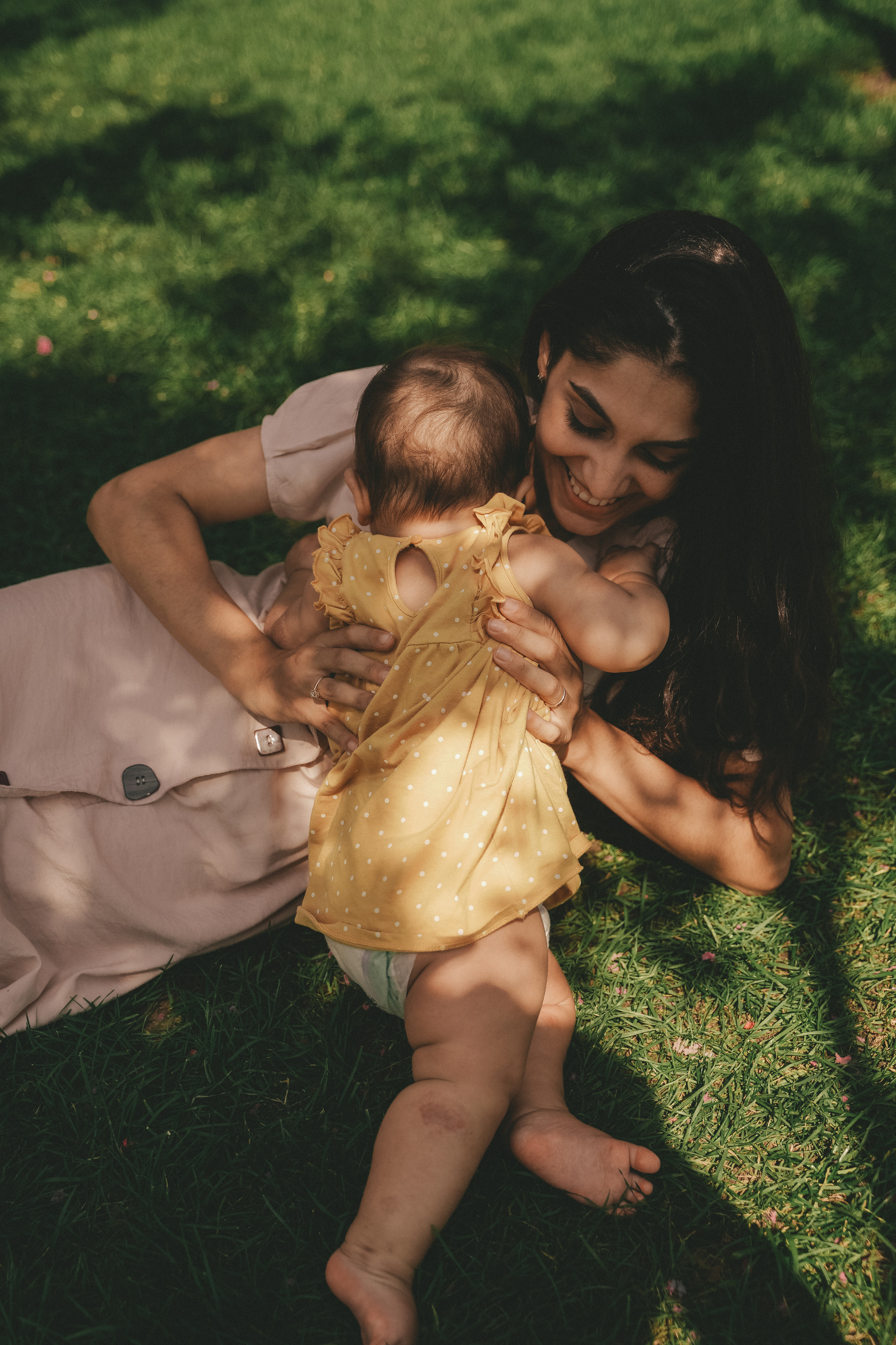 Семейная фотосессия с малышкой в парке Галицкого. Семейный и женский фотограф в Краснодаре Анастасия Приймак