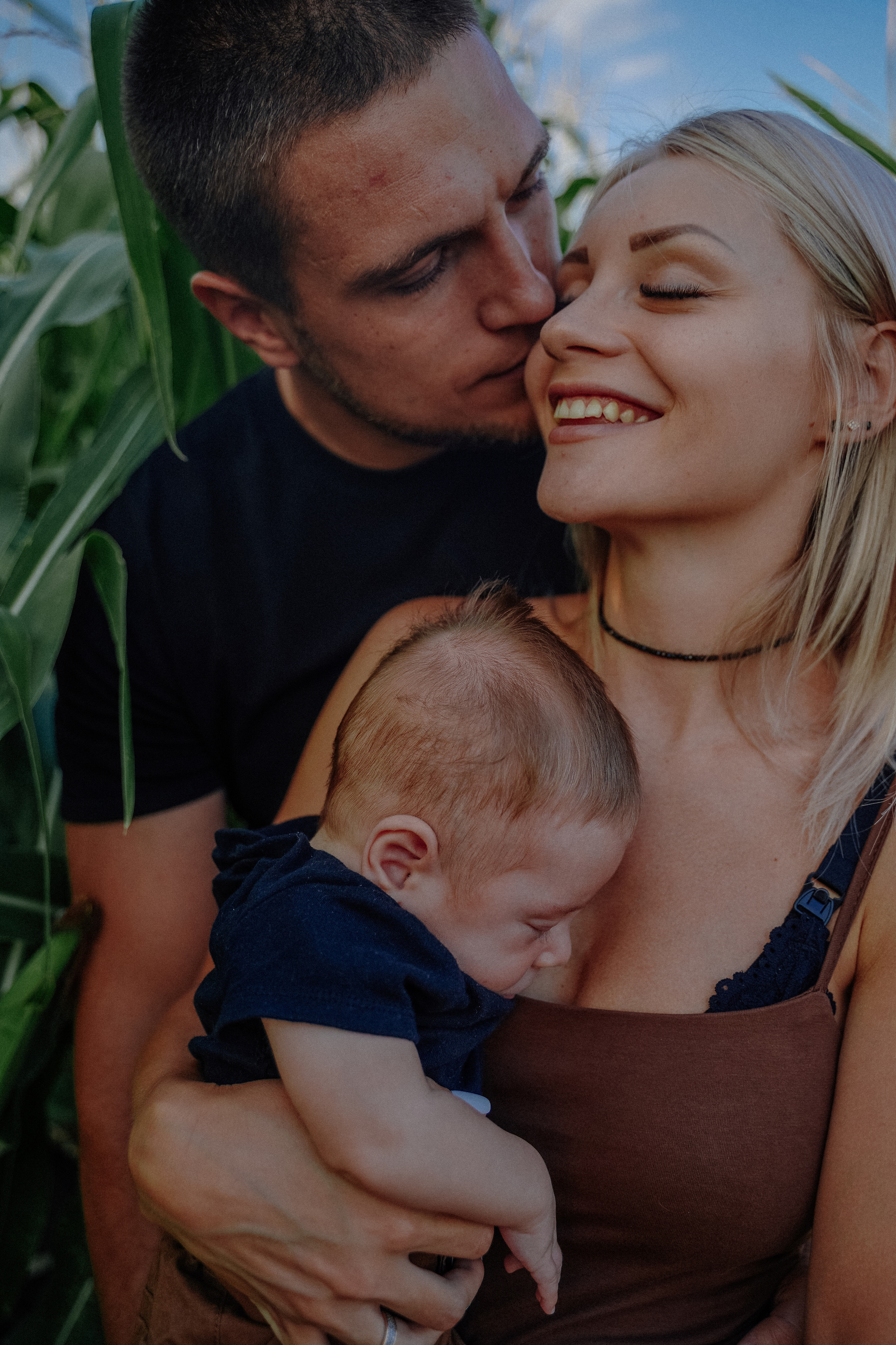 Фотосессия в кукурузном поле. Семейный и женский фотограф в Краснодаре Анастасия Приймак