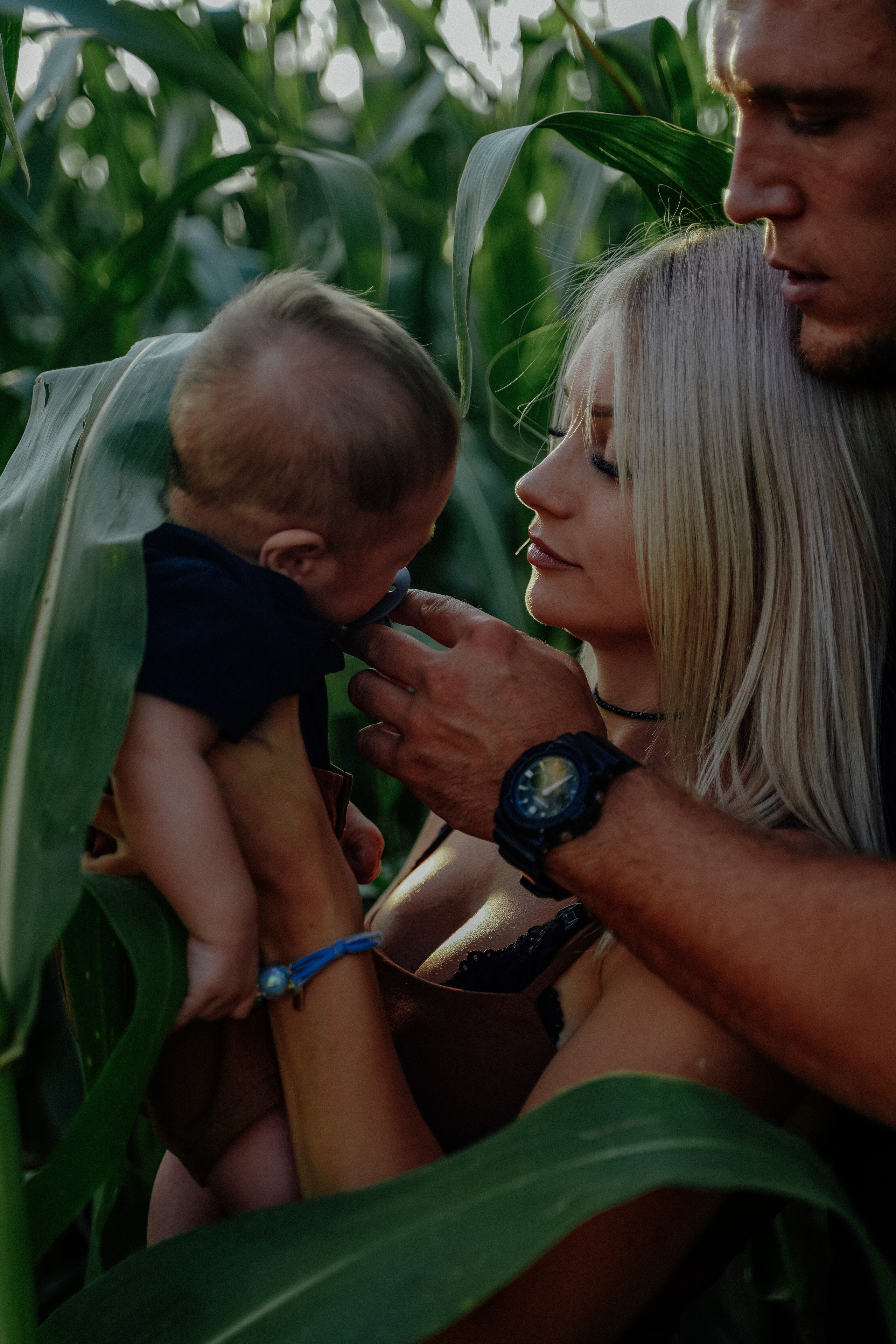 Фотосессия в кукурузном поле. Семейный и женский фотограф в Краснодаре Анастасия Приймак
