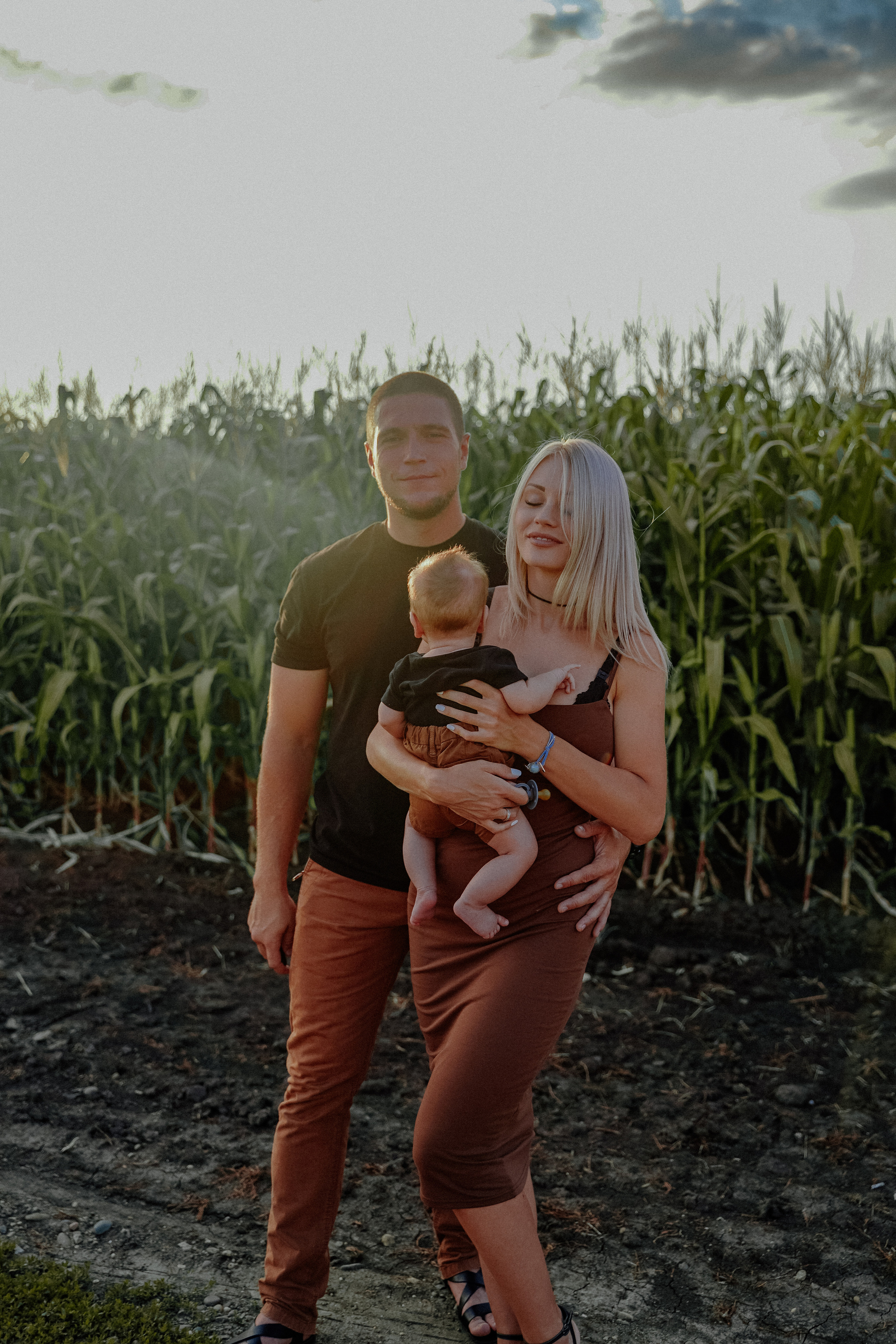Фотосессия в кукурузном поле. Семейный и женский фотограф в Краснодаре Анастасия Приймак