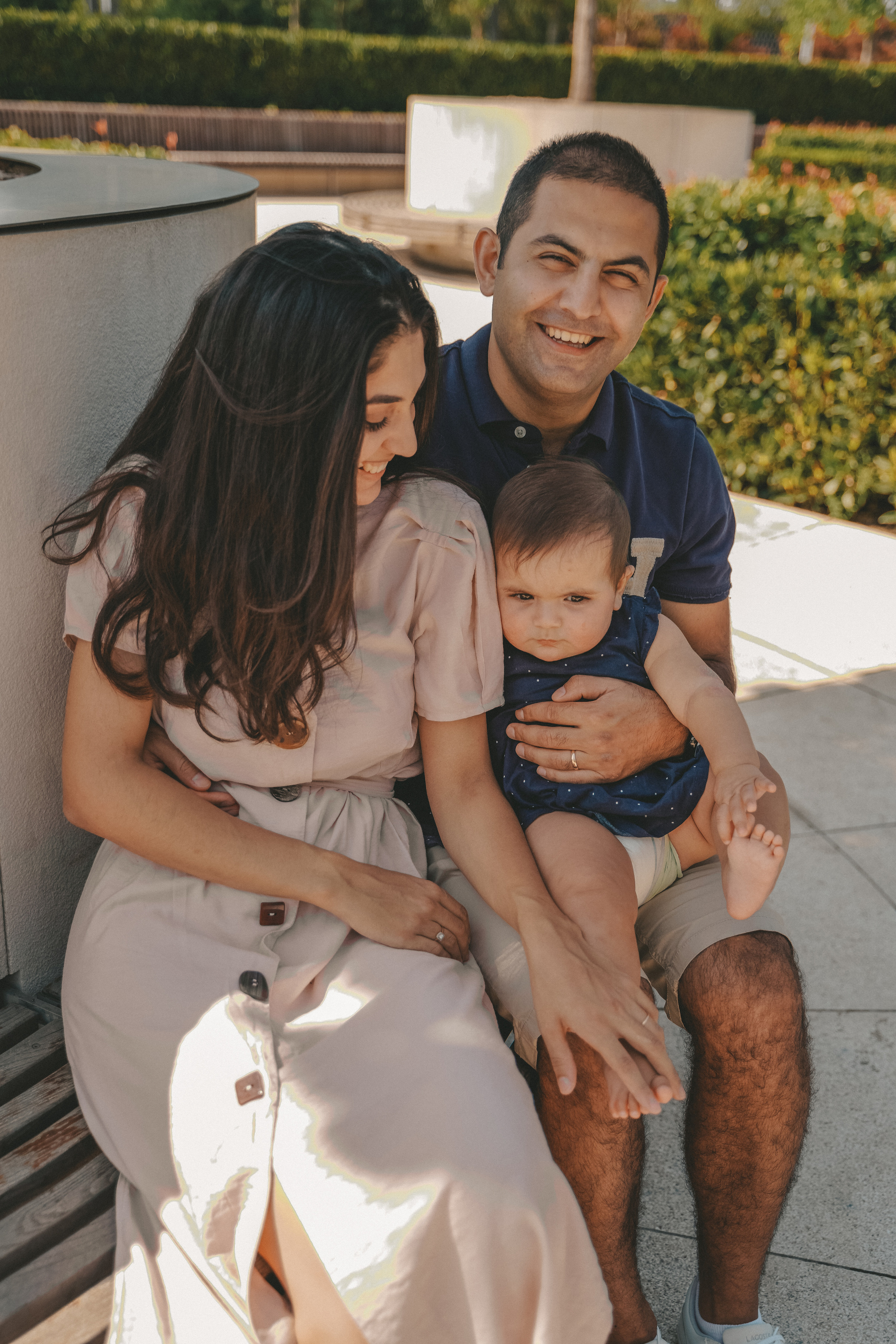Семейная фотосессия с малышкой в парке Галицкого. Семейный и женский фотограф в Краснодаре Анастасия Приймак
