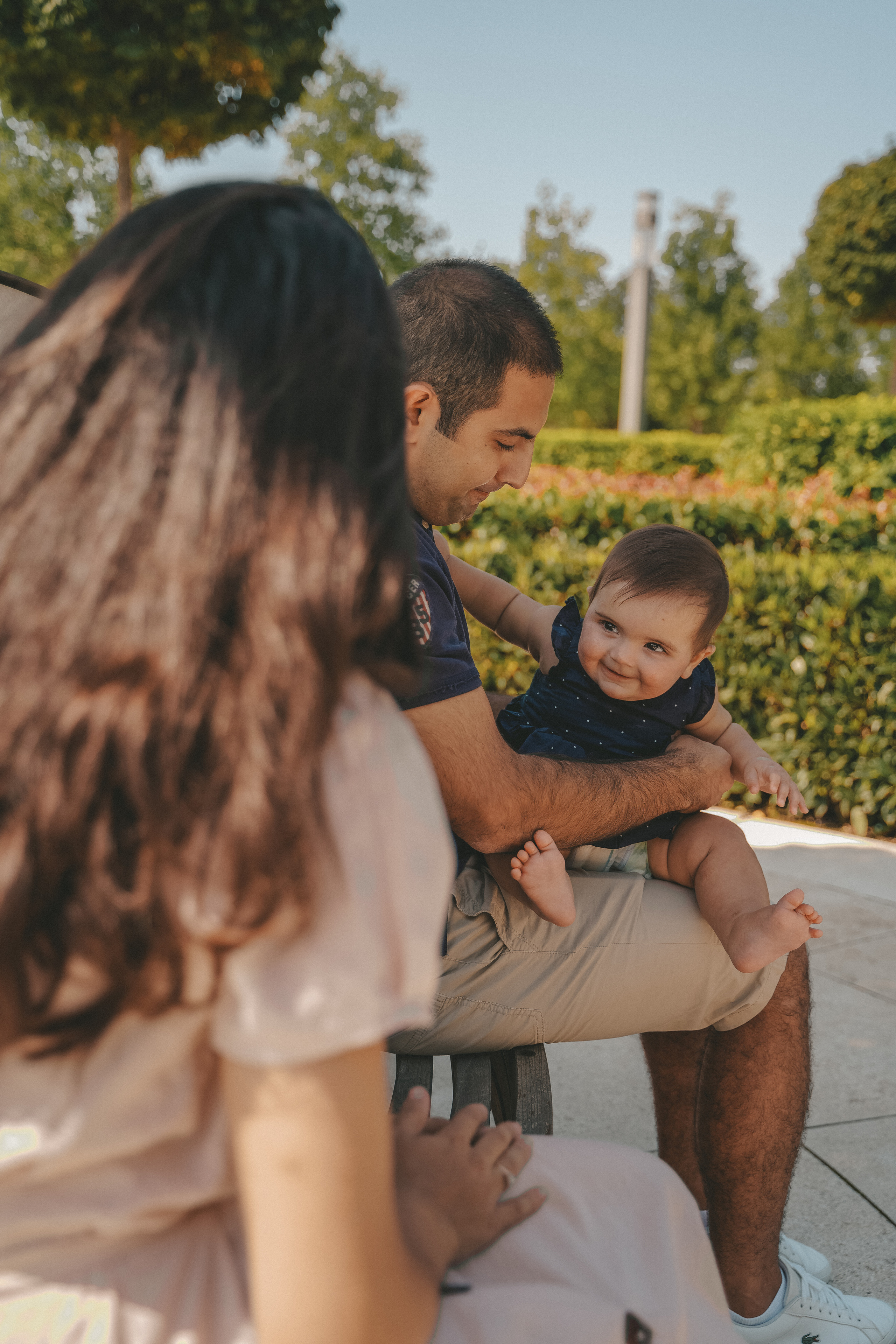 Семейная фотосессия с малышкой в парке Галицкого. Семейный и женский фотограф в Краснодаре Анастасия Приймак