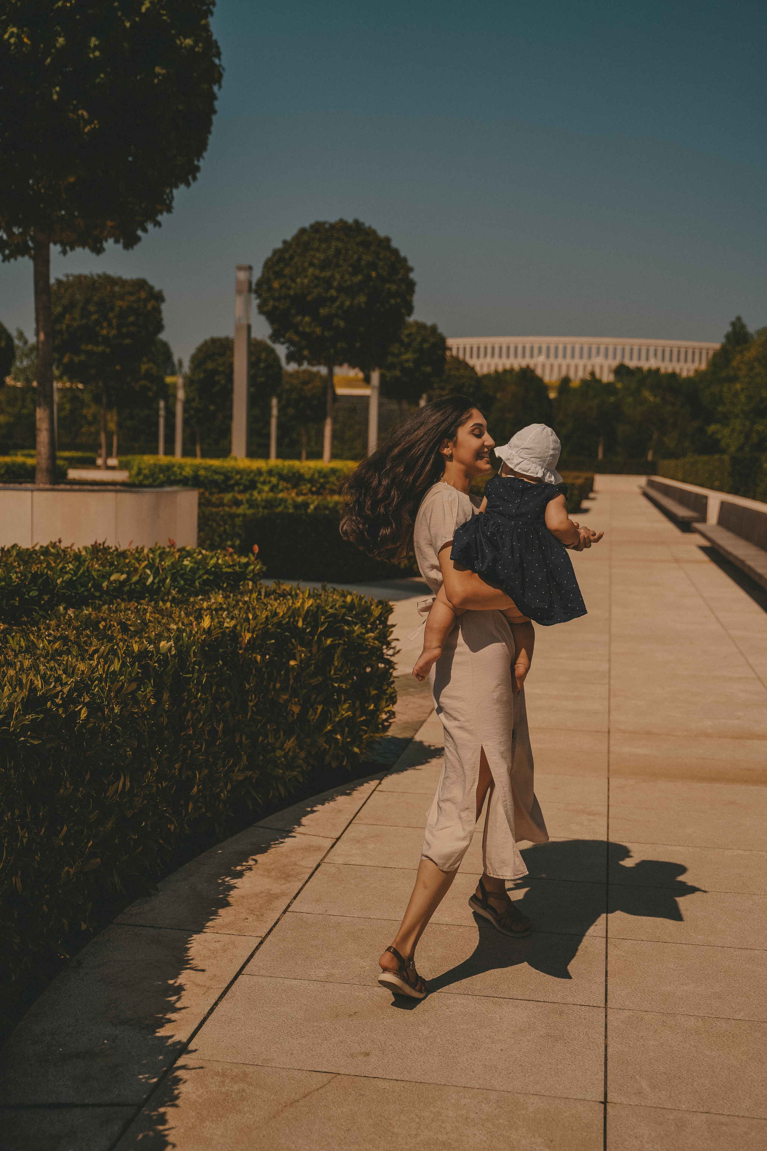 Семейная фотосессия с малышкой в парке Галицкого. Семейный и женский фотограф в Краснодаре Анастасия Приймак