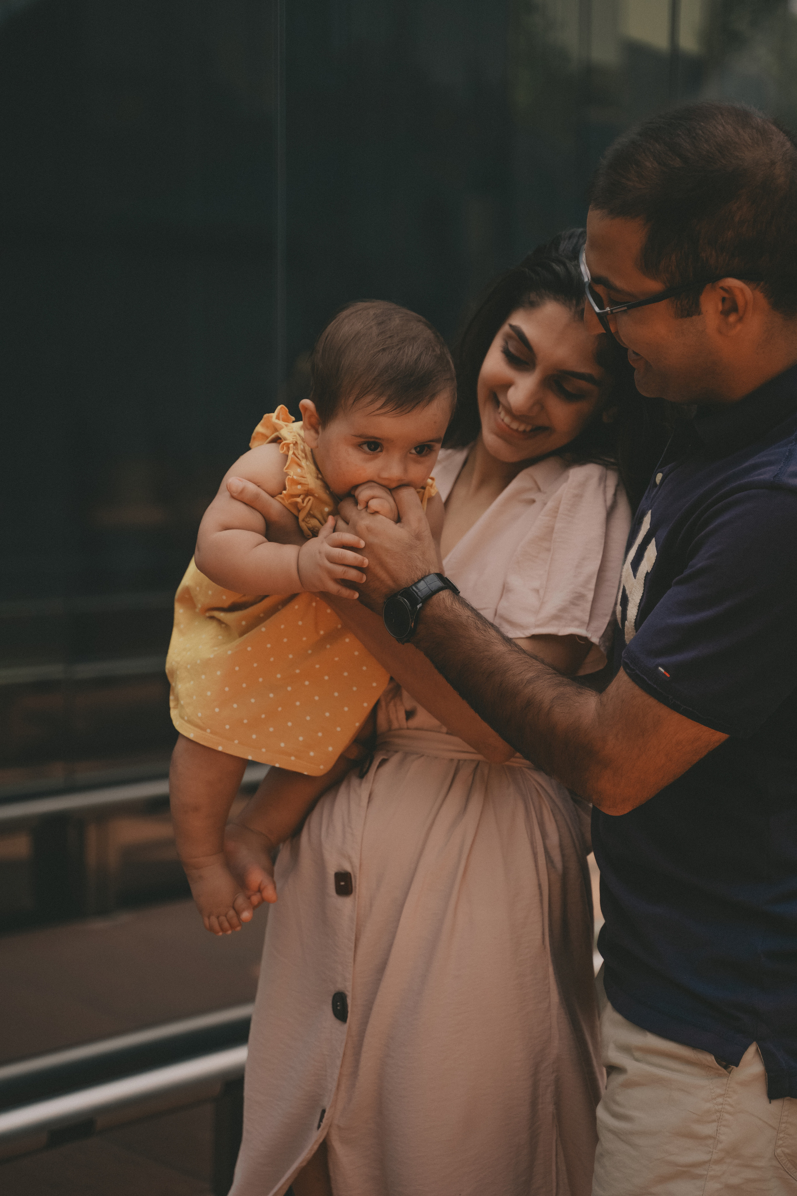 Семейная фотосессия с малышкой в парке Галицкого. Семейный и женский фотограф в Краснодаре Анастасия Приймак