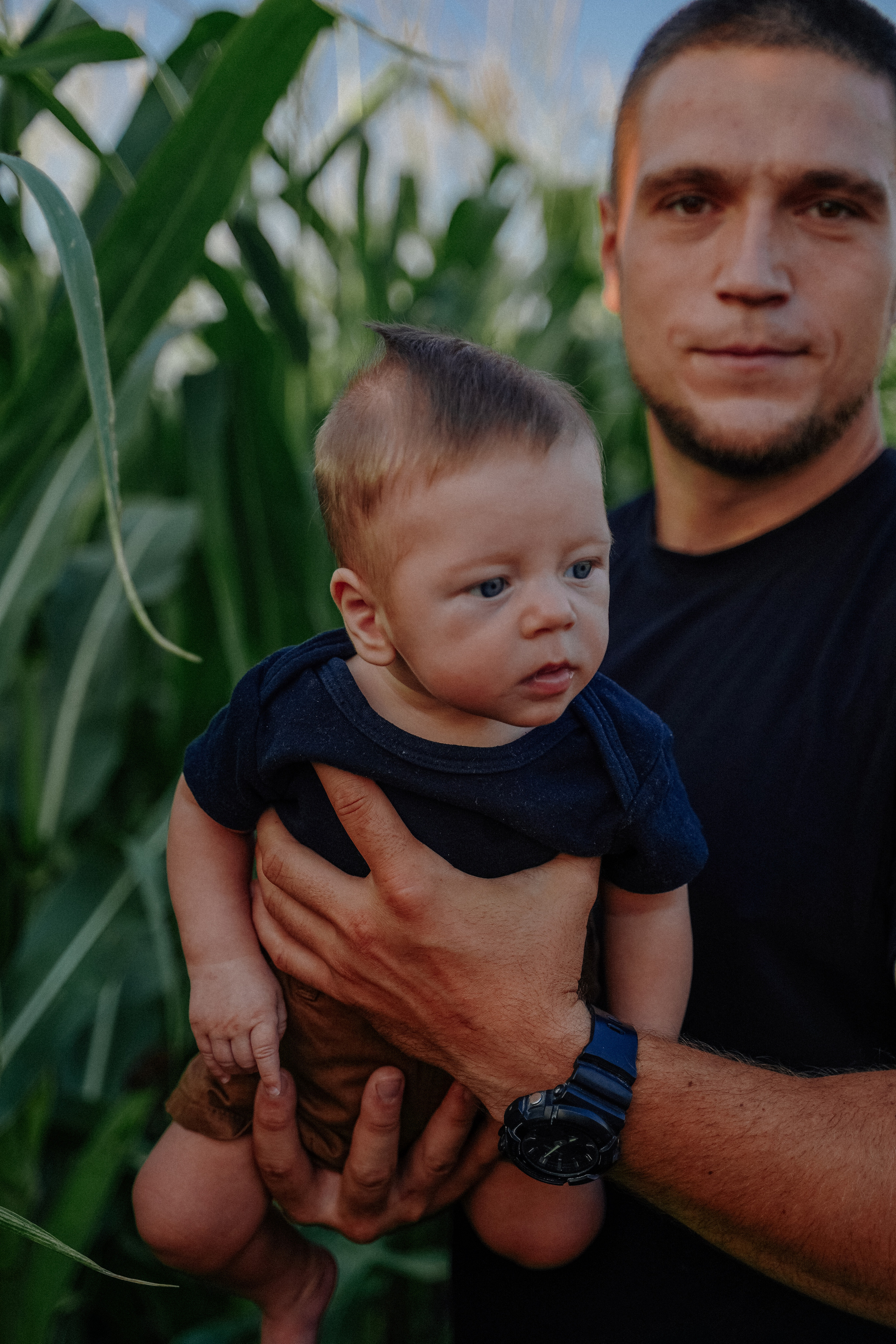 Фотосессия в кукурузном поле. Семейный и женский фотограф в Краснодаре Анастасия Приймак