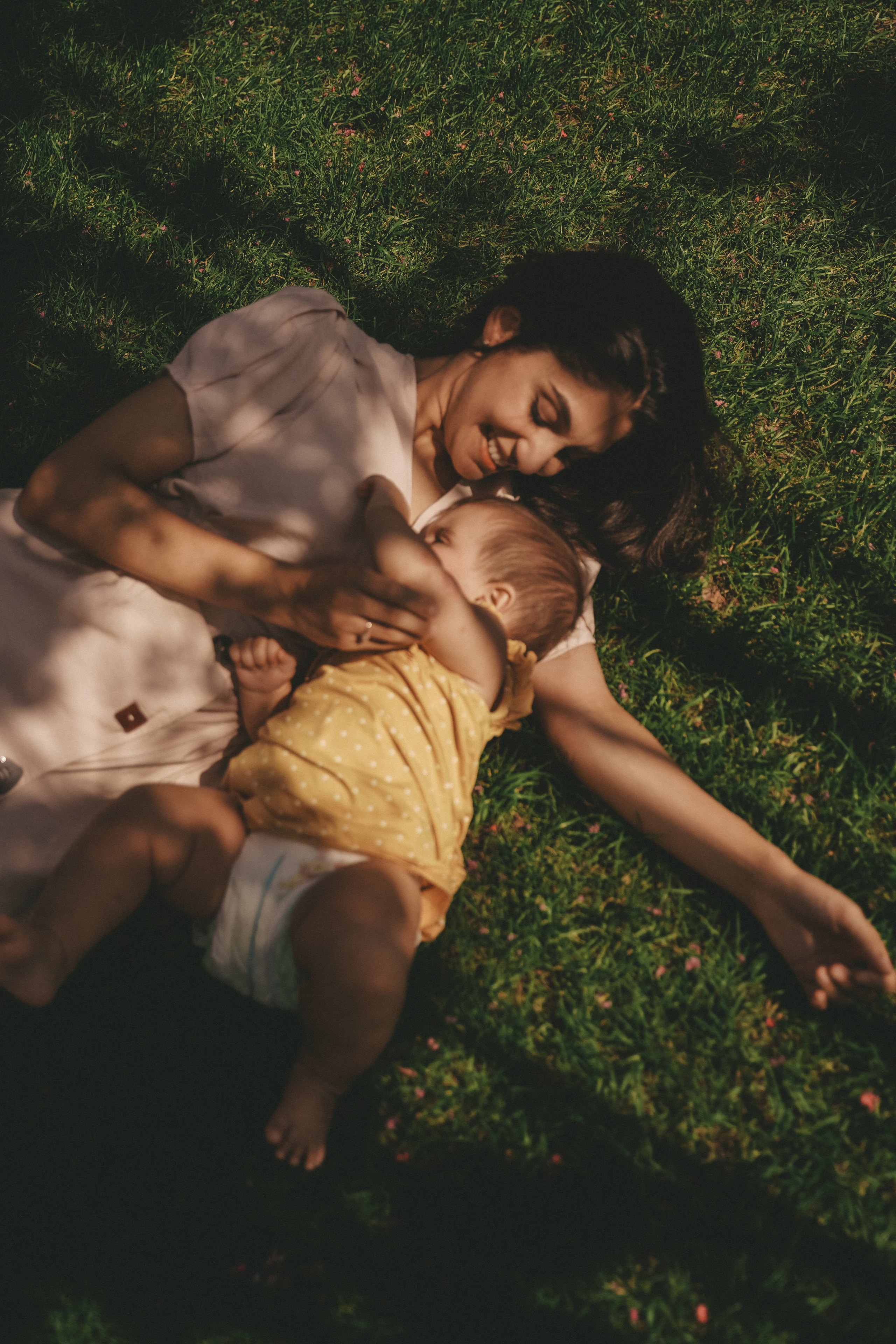 Семейная фотосессия с малышкой в парке Галицкого. Семейный и женский фотограф в Краснодаре Анастасия Приймак