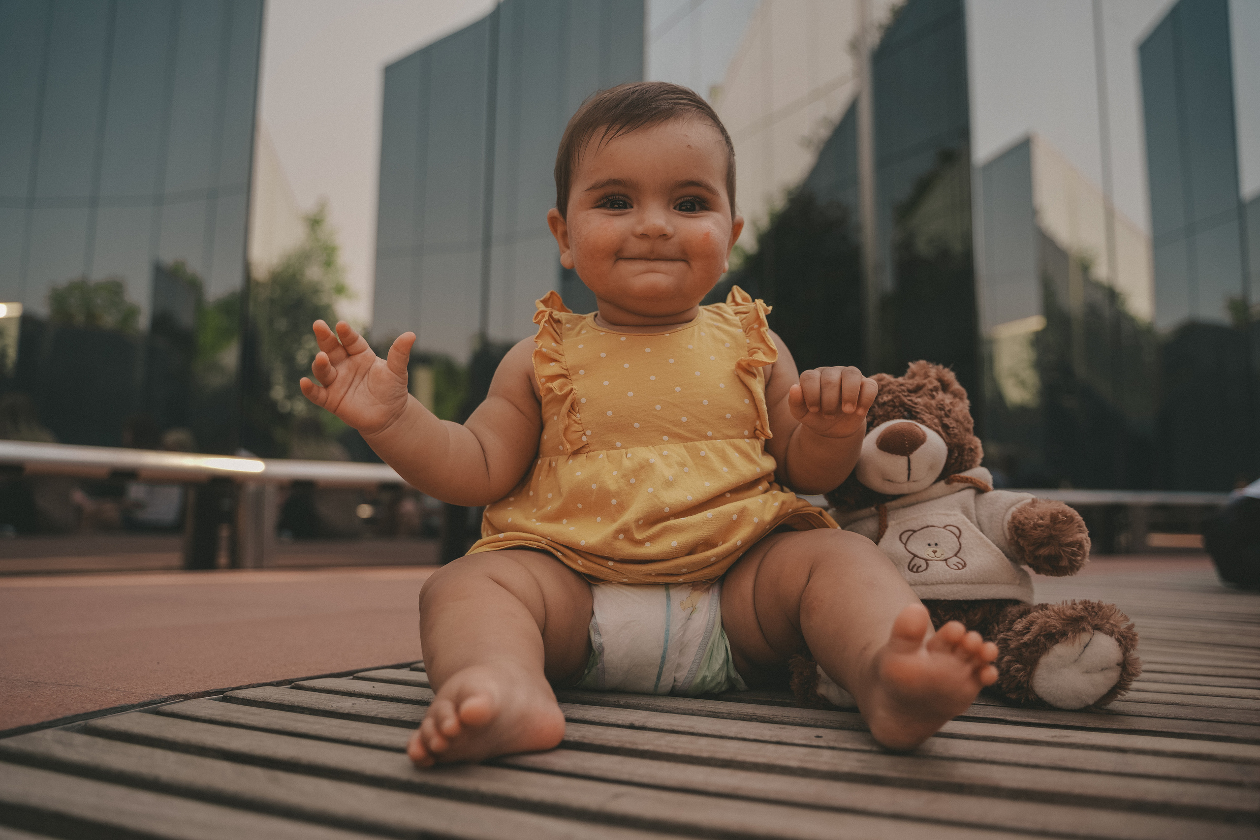 Семейная фотосессия с малышкой в парке Галицкого. Семейный и женский фотограф в Краснодаре Анастасия Приймак
