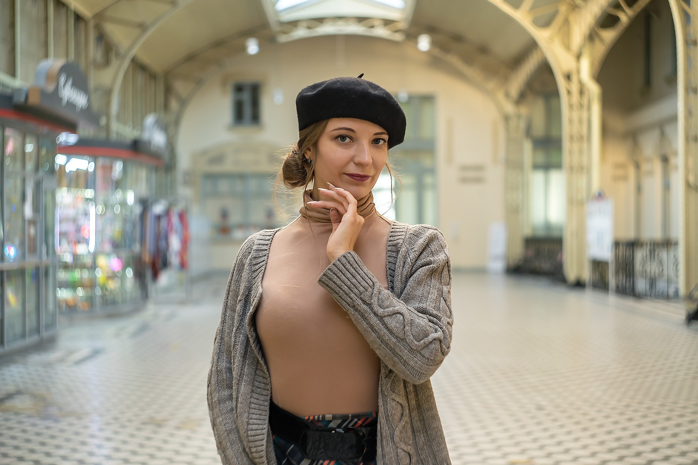 Лиза. Витебский вокзал. Портретный фотограф в Санкт-Петербурге Александр Быстрицкий