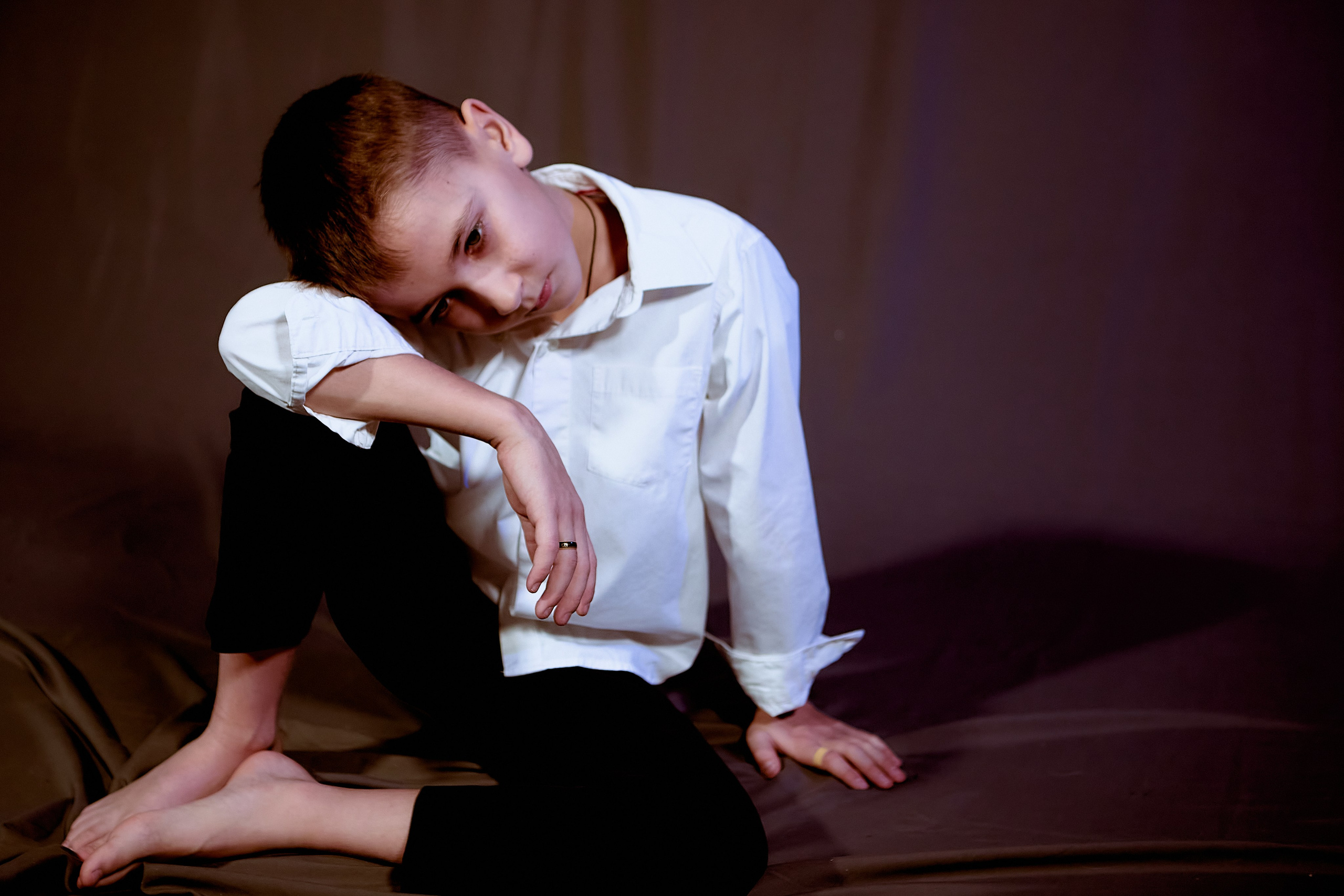 Абстрактный портрет школьника. Фотограф Николай Голованов. г. Дзержинск