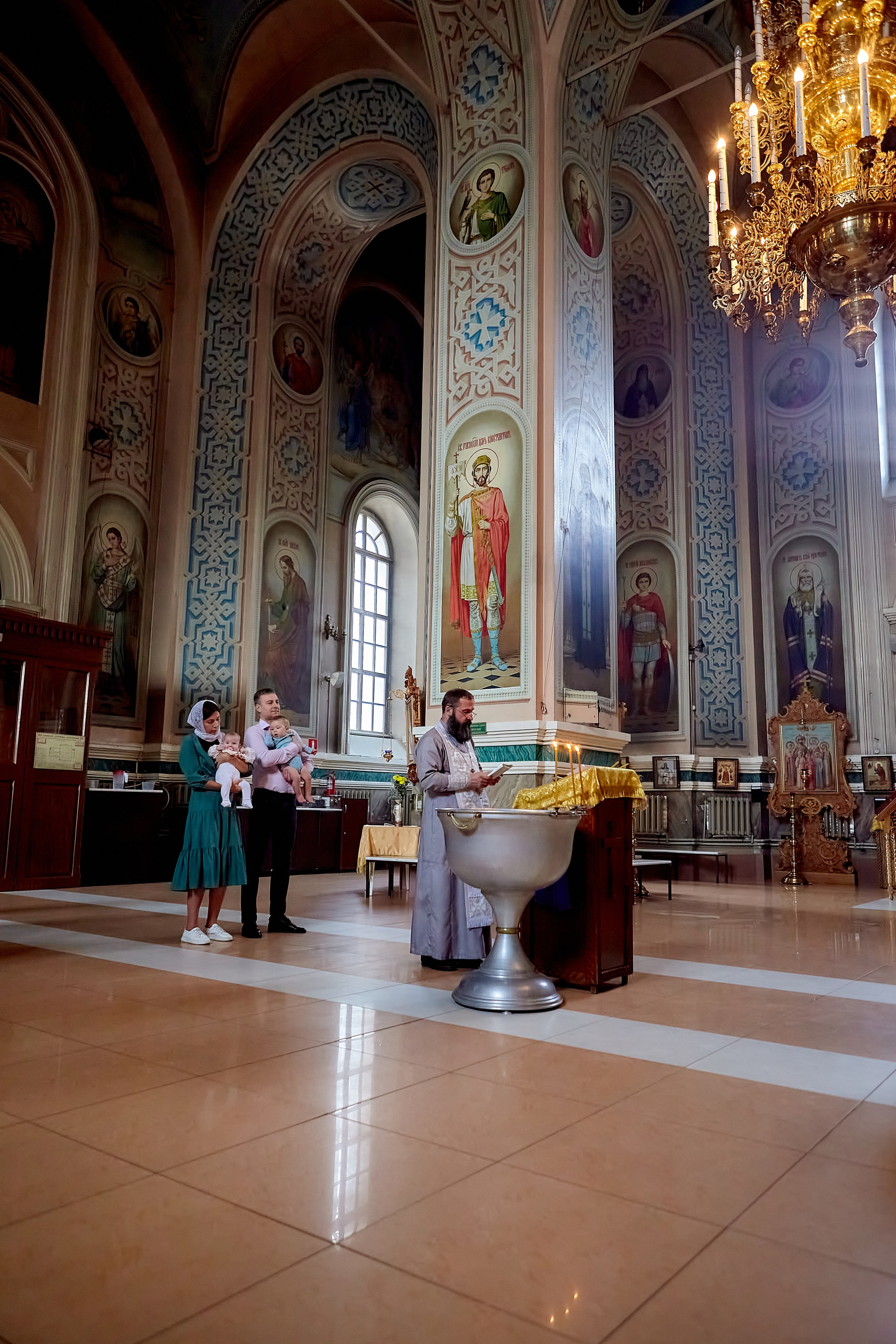 Крещение в Храме Благовещения Богородицы г. Дзержинск, п. Желнино