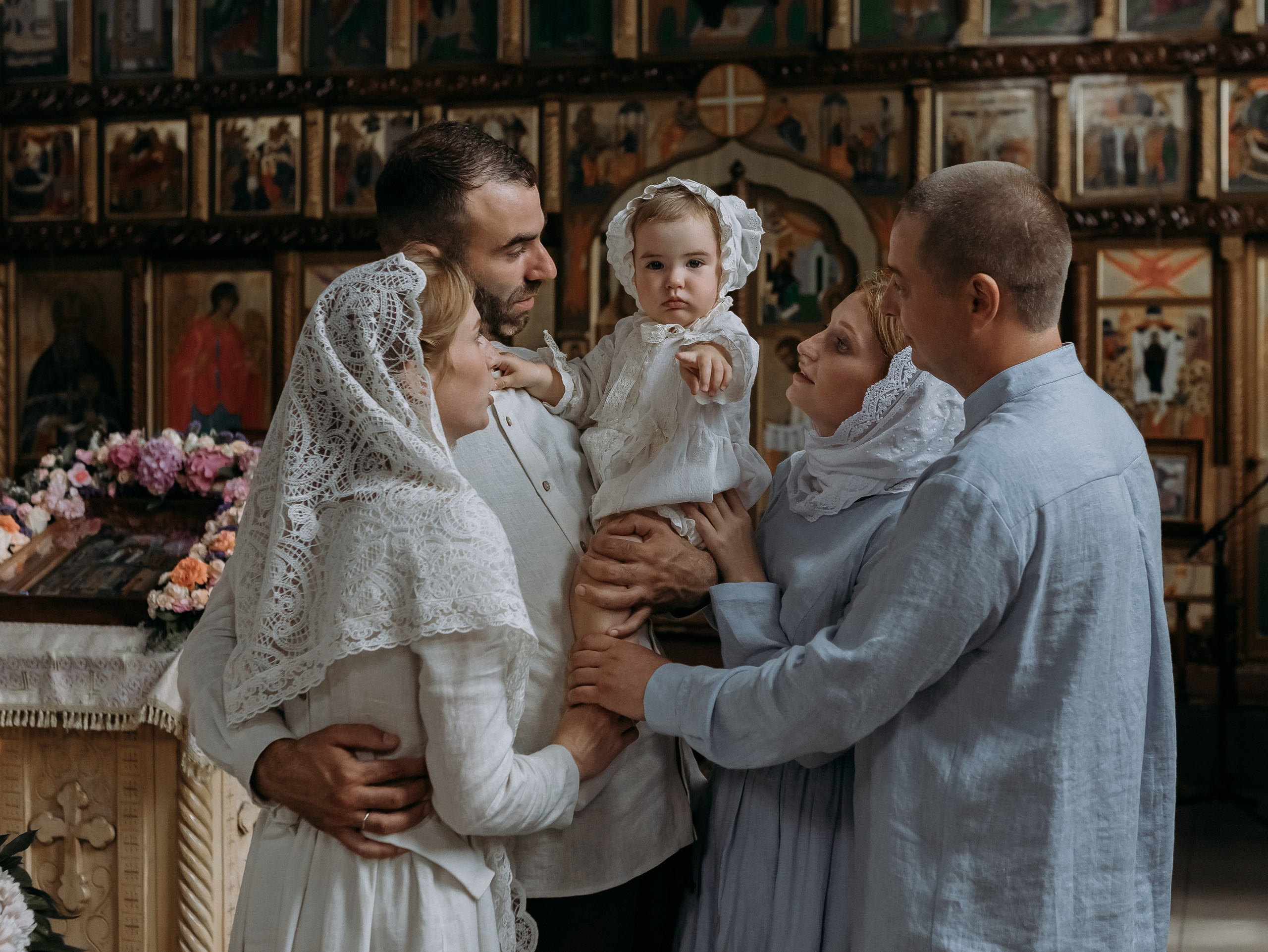 Таинство Крещения Пелагиеи. Фотограф семейный, Венчания Крещения Пятигорск Новопавловск КМВ
