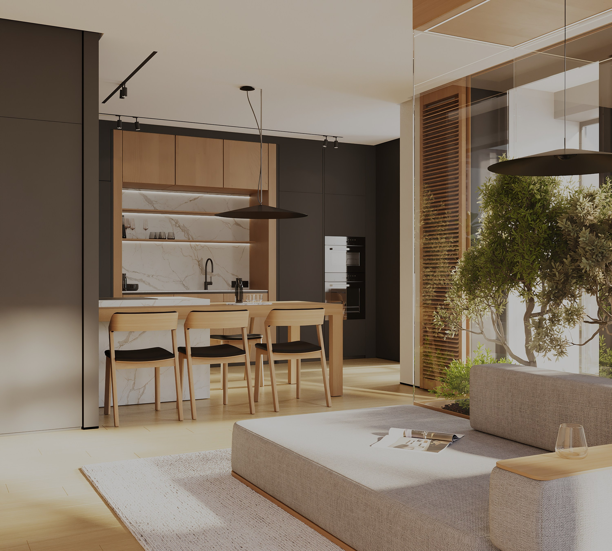 Г. Москва 3-комнатная квартира 104 кв.м. Дизайнер интерьеров г. Москва Ольга Богданова