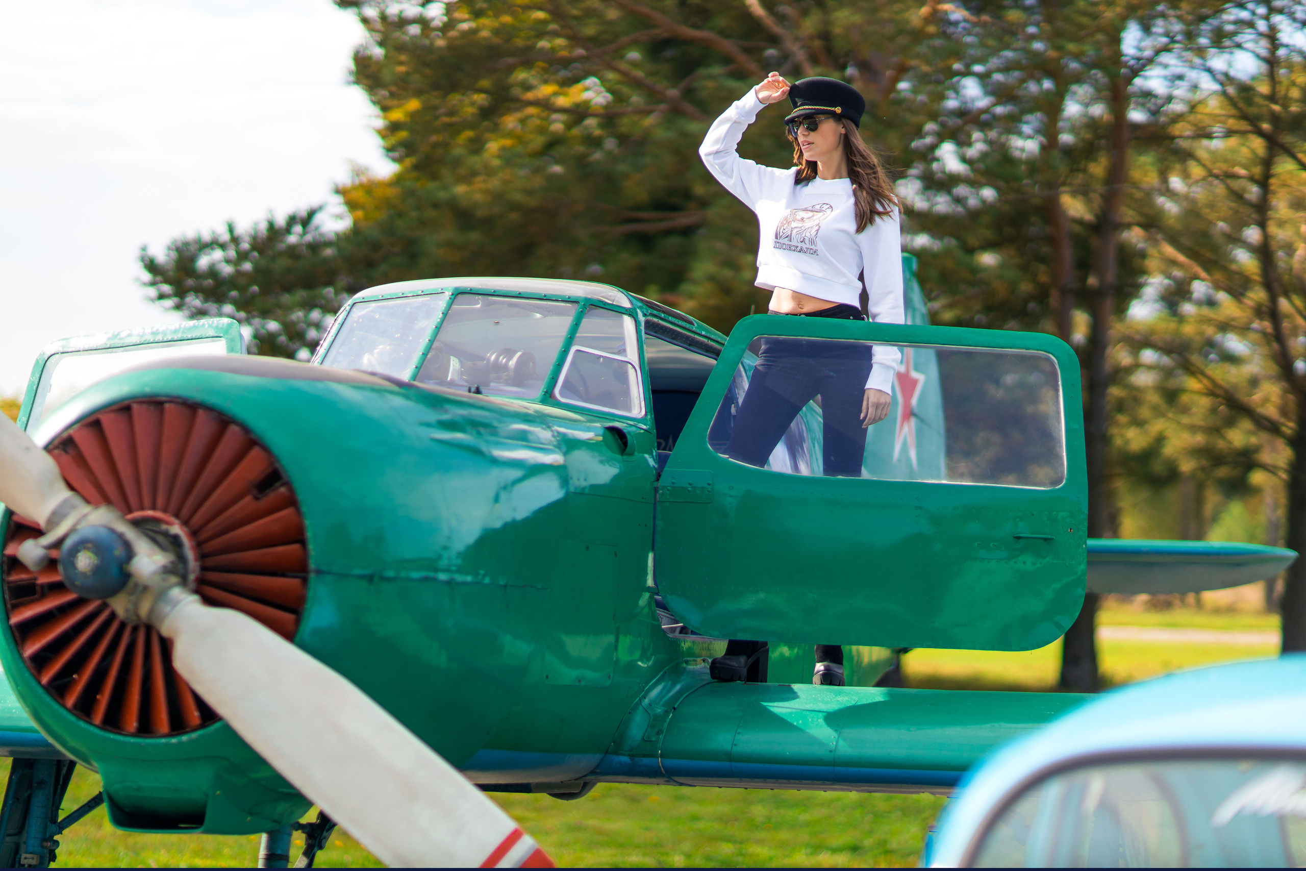 Фэшн-съемка с самолетами. Детский и семейный фотограф Калугина Марина | Москва и МО