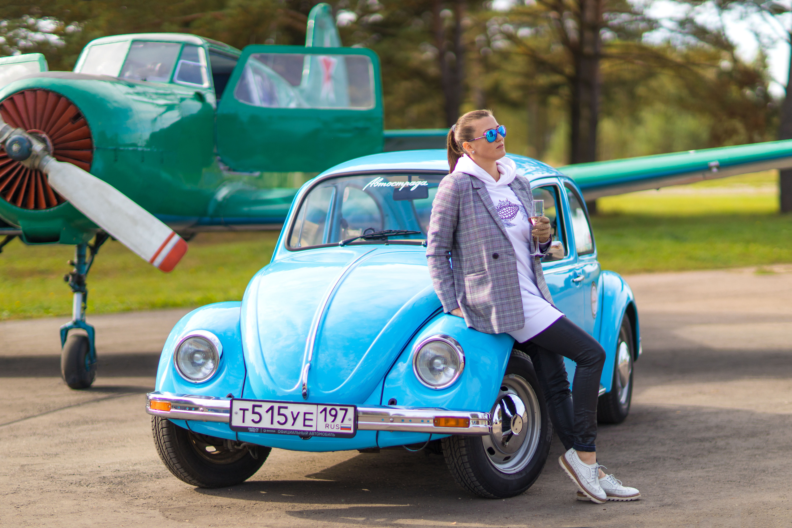 Фэшн-съемка с самолетами. Детский и семейный фотограф Калугина Марина | Москва и МО