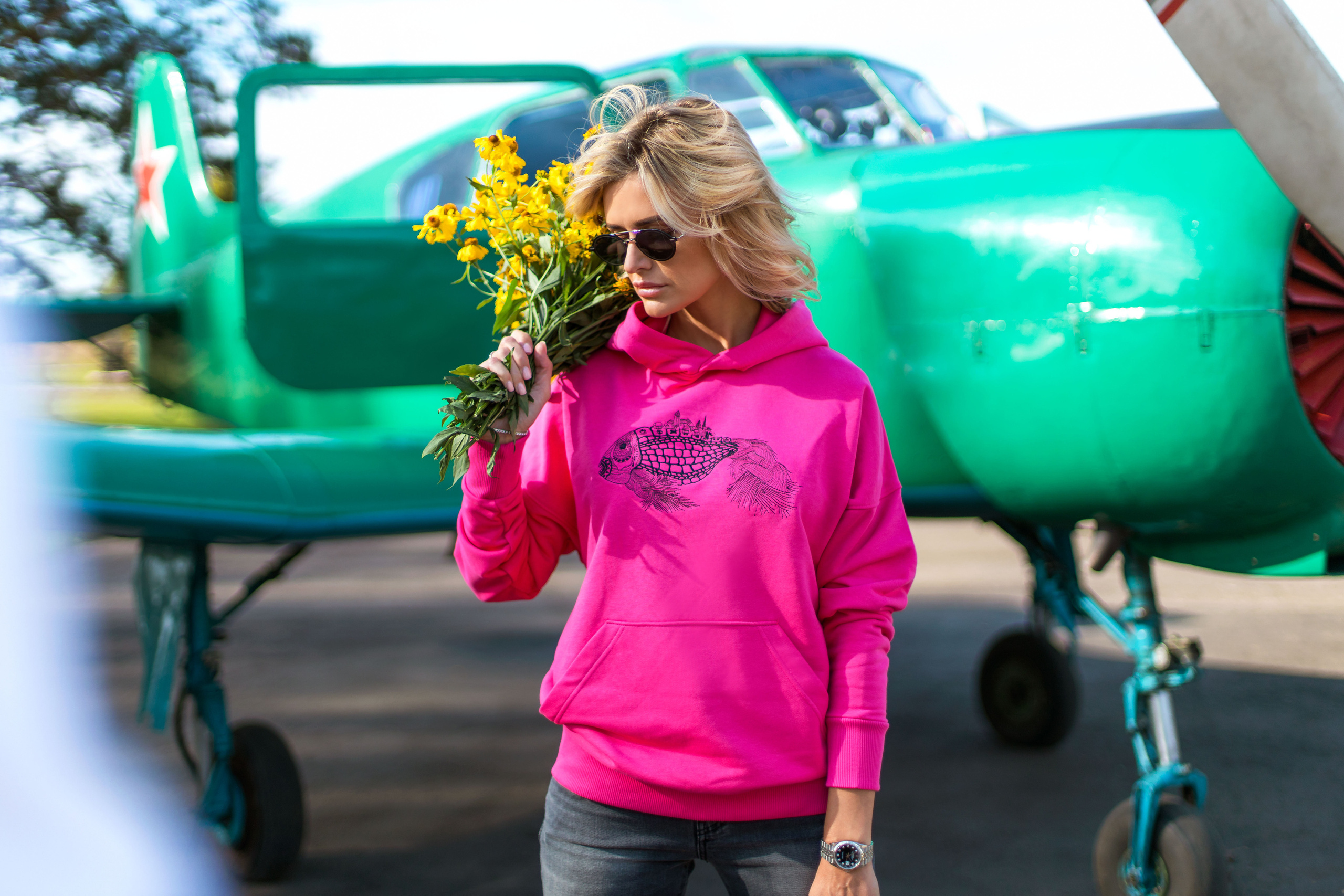 Фэшн-съемка с самолетами. Детский и семейный фотограф Калугина Марина | Москва и МО