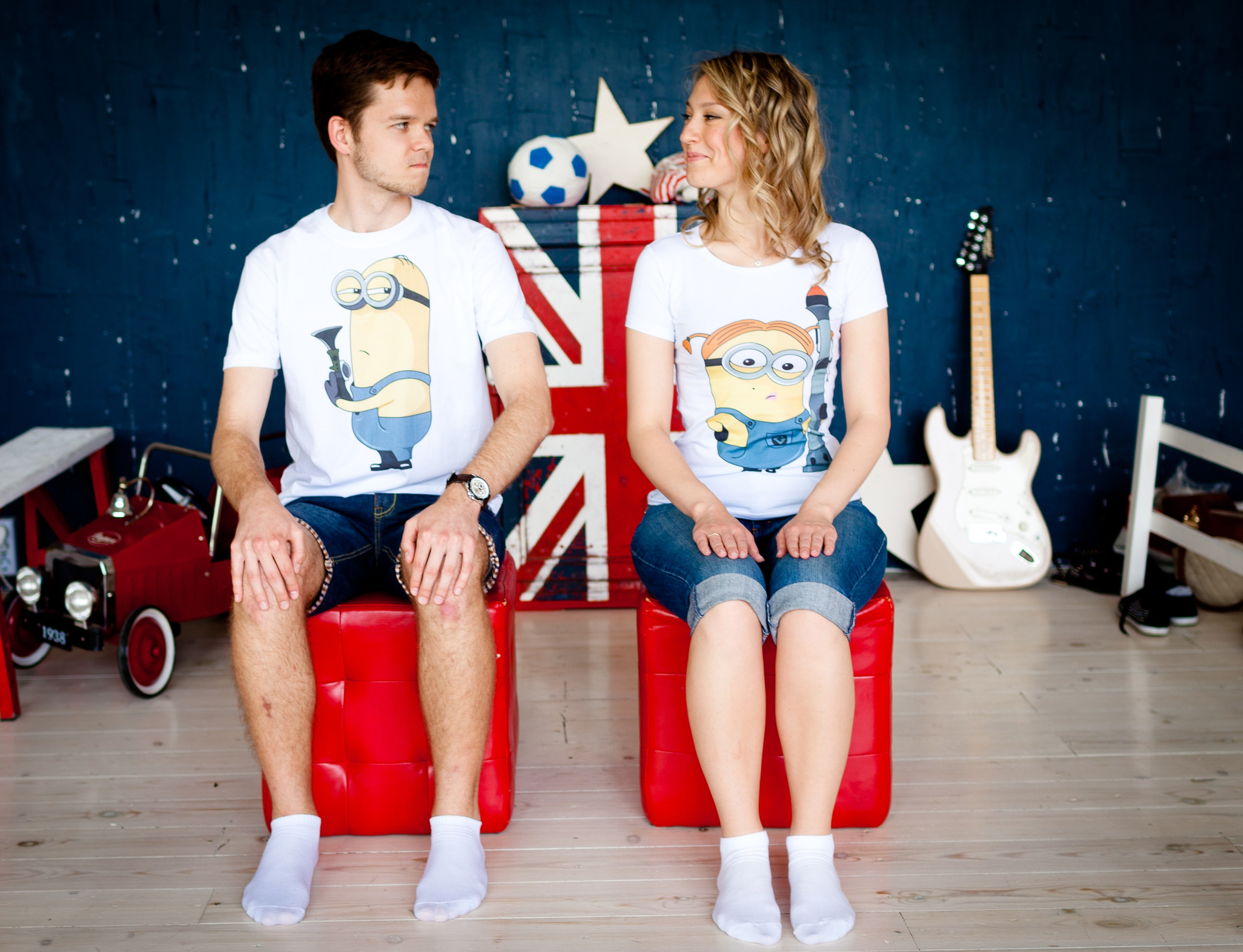 Фотосессия Димы и Сони в студии. Фотограф Денис Гавриленков в Москве