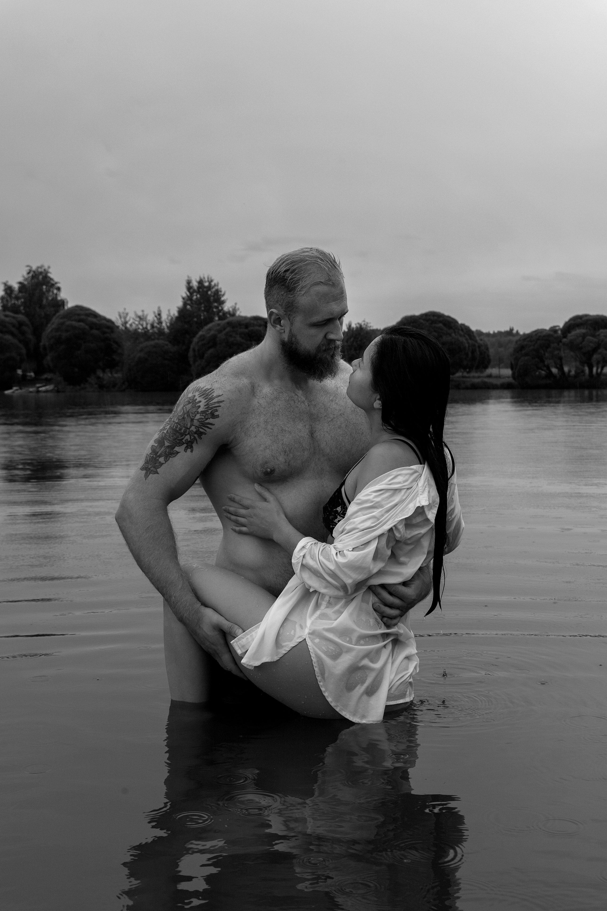 Love Story в воде. Женский фотограф Москва, Лобня