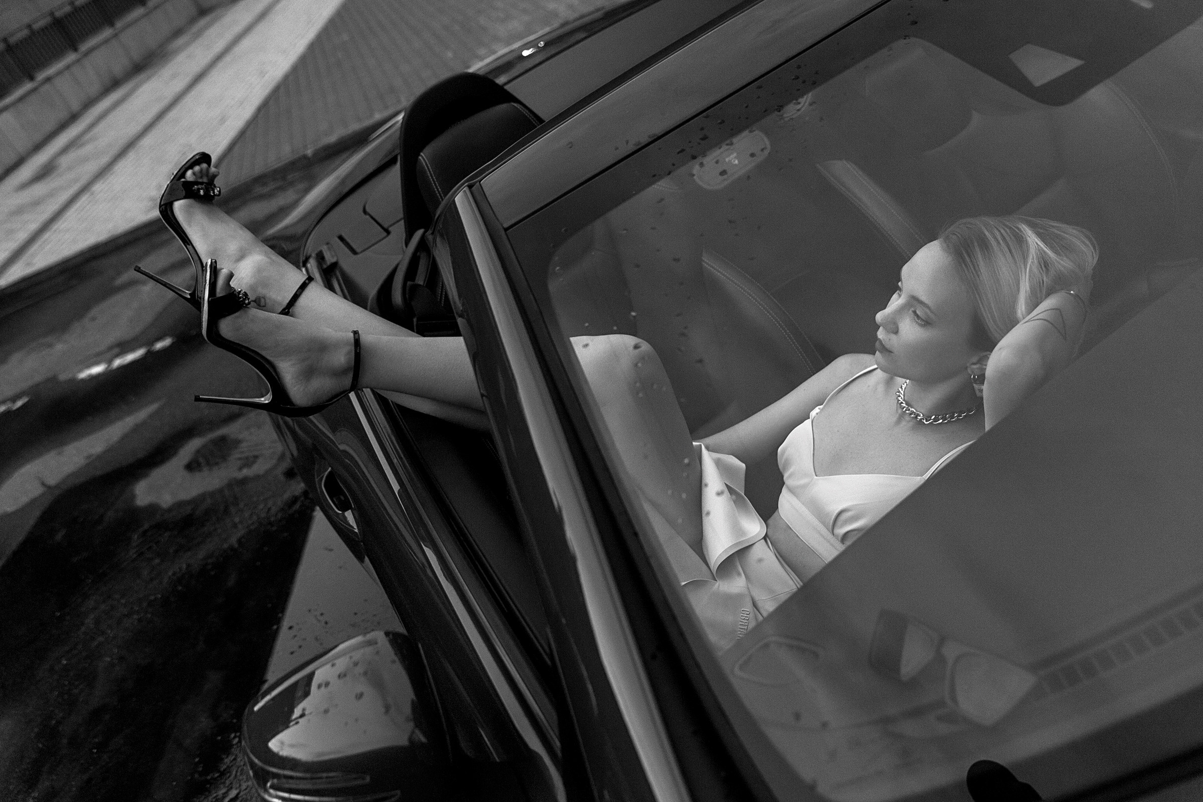 Love story. Кабриолет. Женский фотограф Москва, Лобня