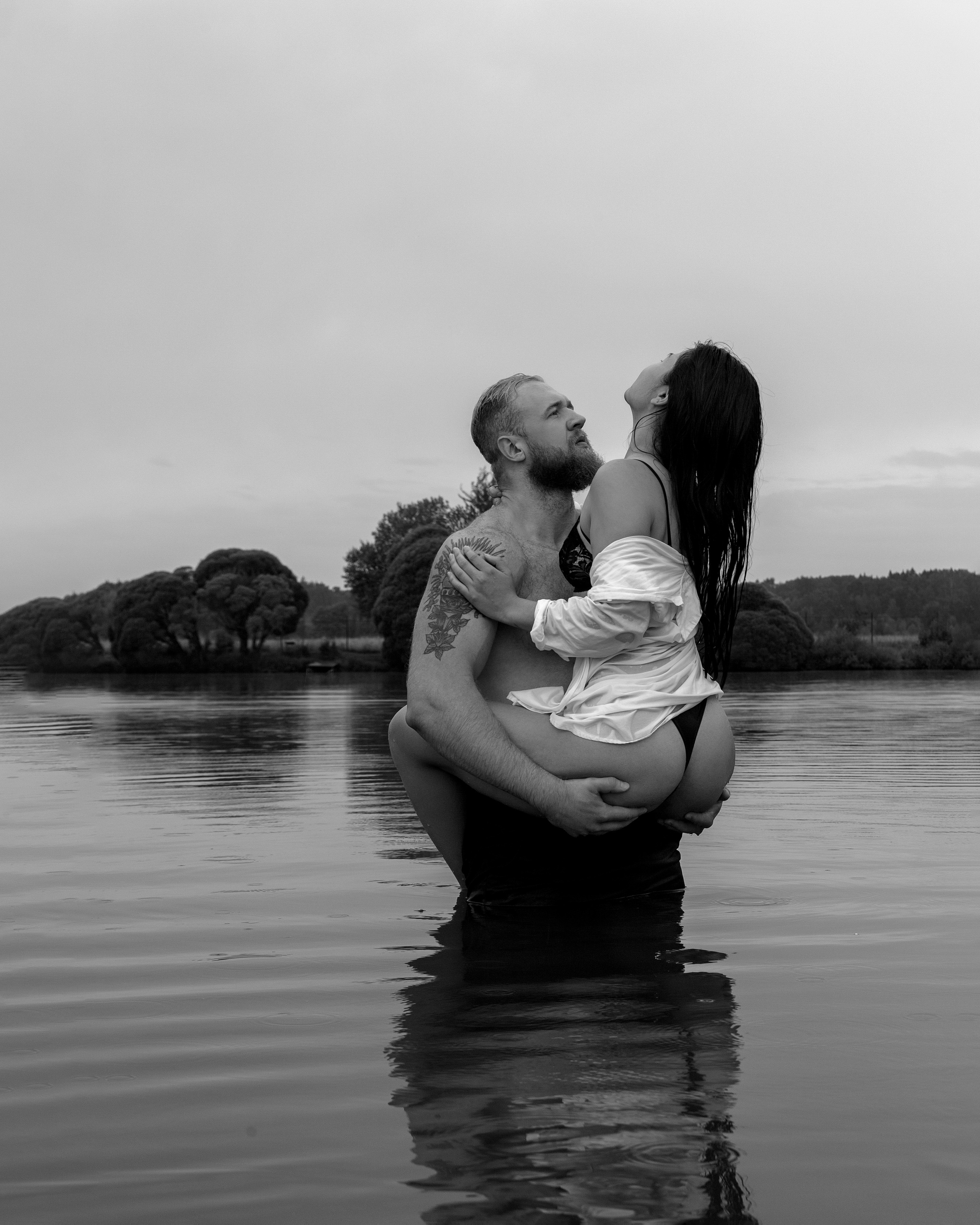 Love Story в воде. Женский фотограф Москва, Лобня