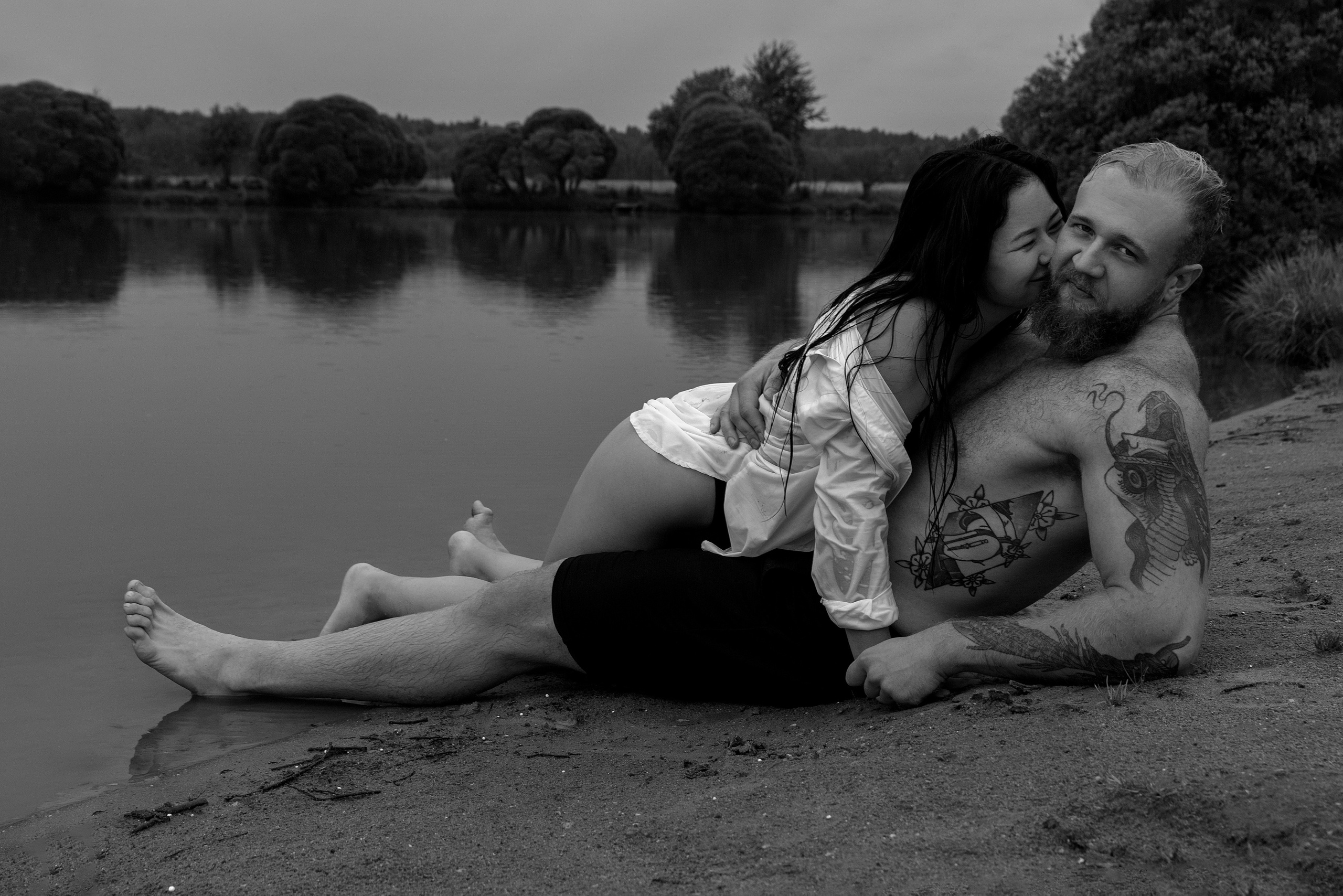Love Story в воде. Женский фотограф Москва, Лобня