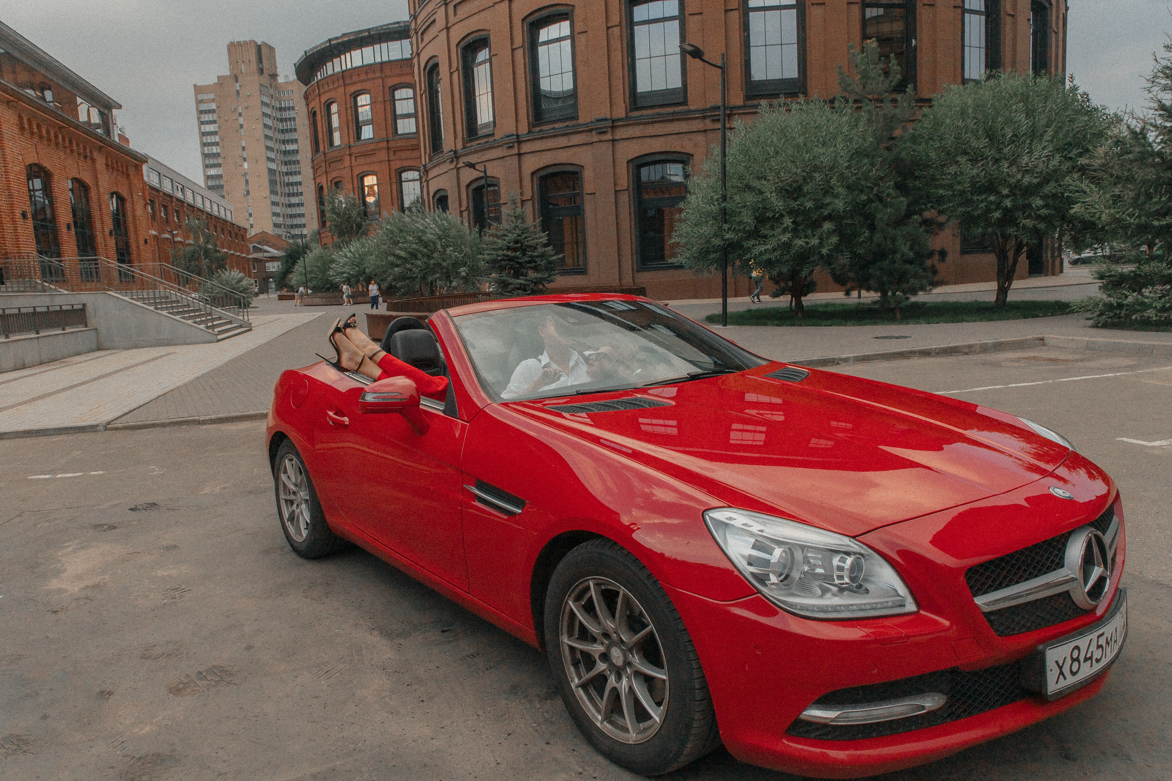 Love story. Кабриолет. Женский фотограф Москва, Лобня