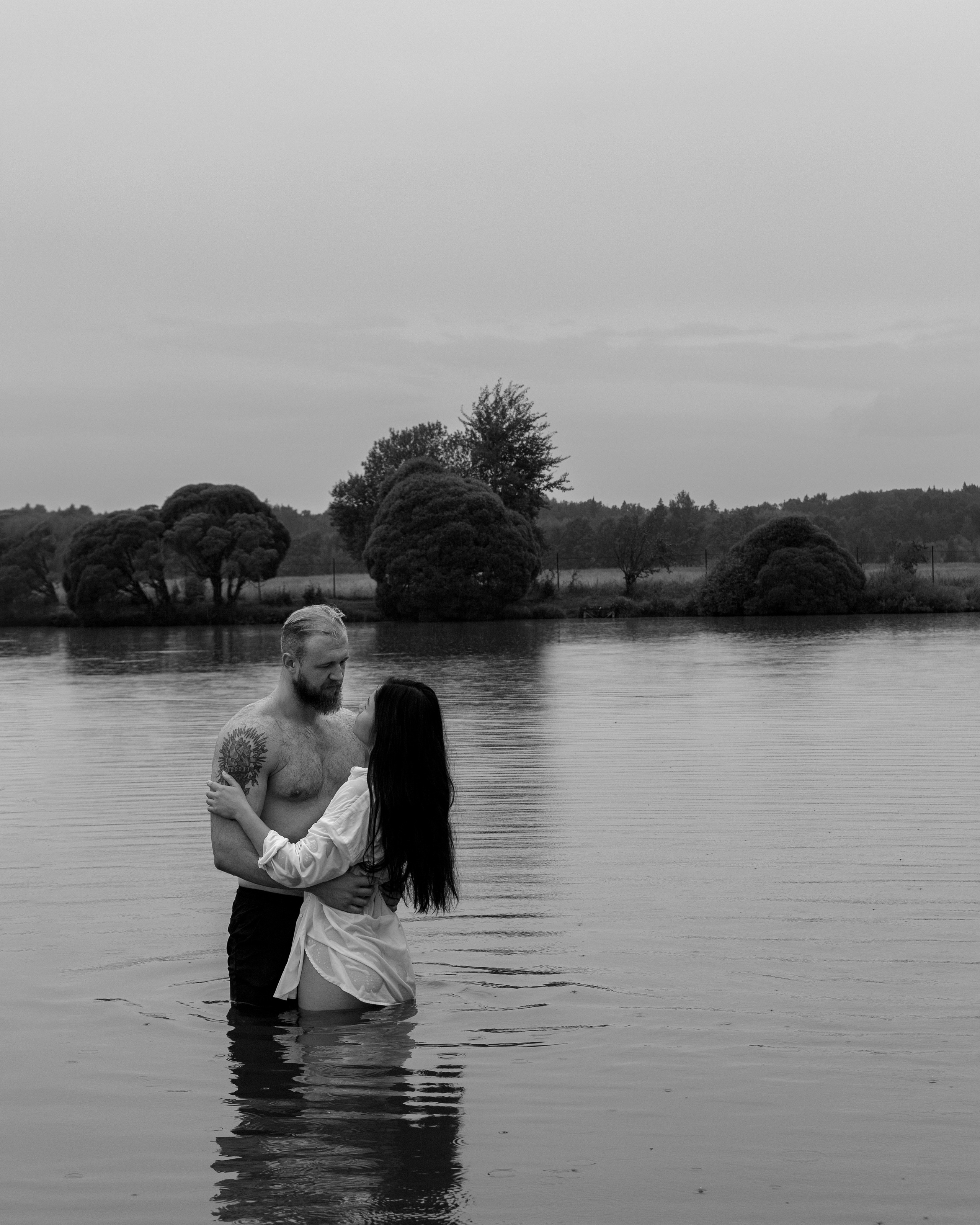 Love Story в воде. Женский фотограф Москва, Лобня