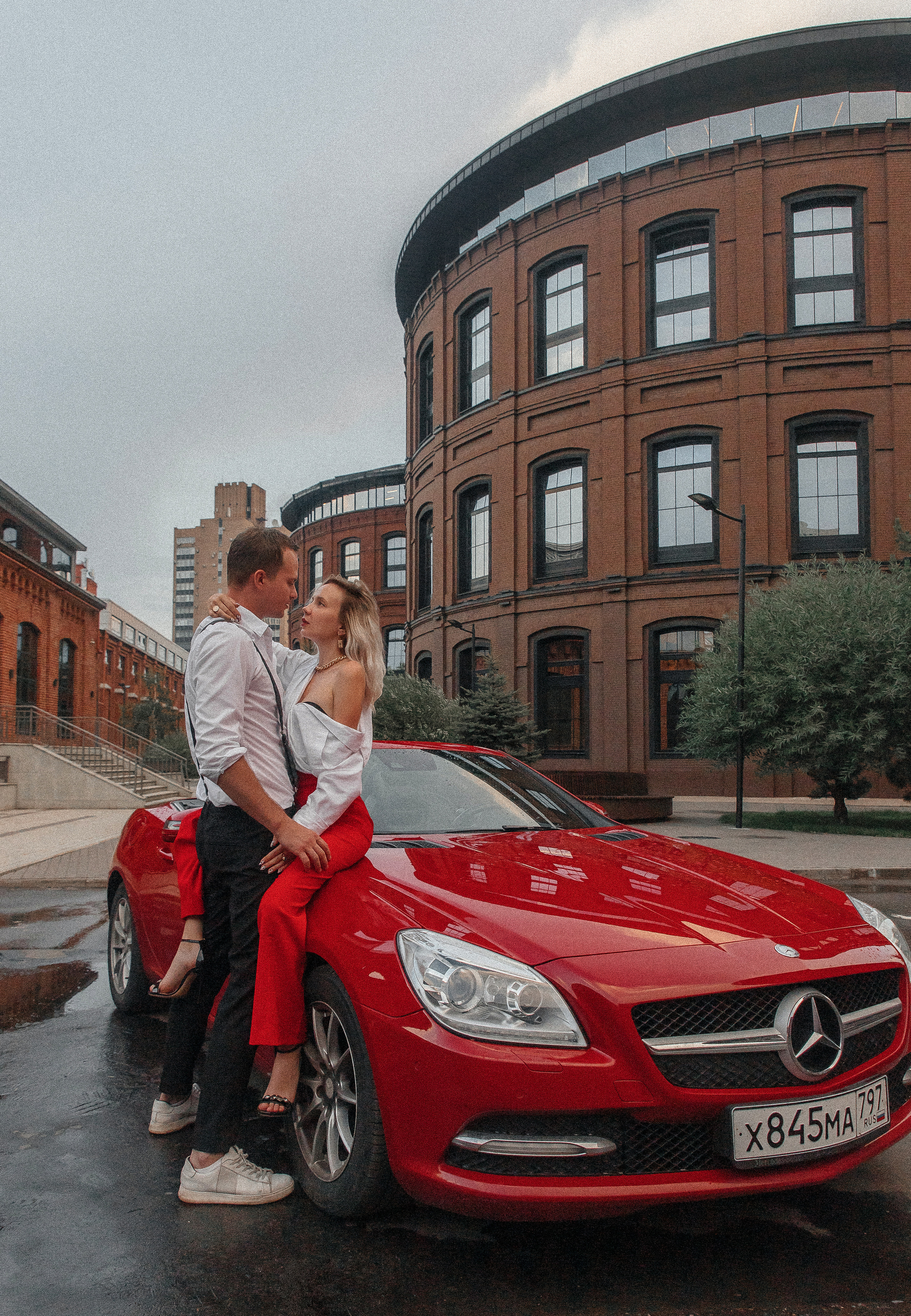 Love story. Кабриолет. Женский фотограф Москва, Лобня