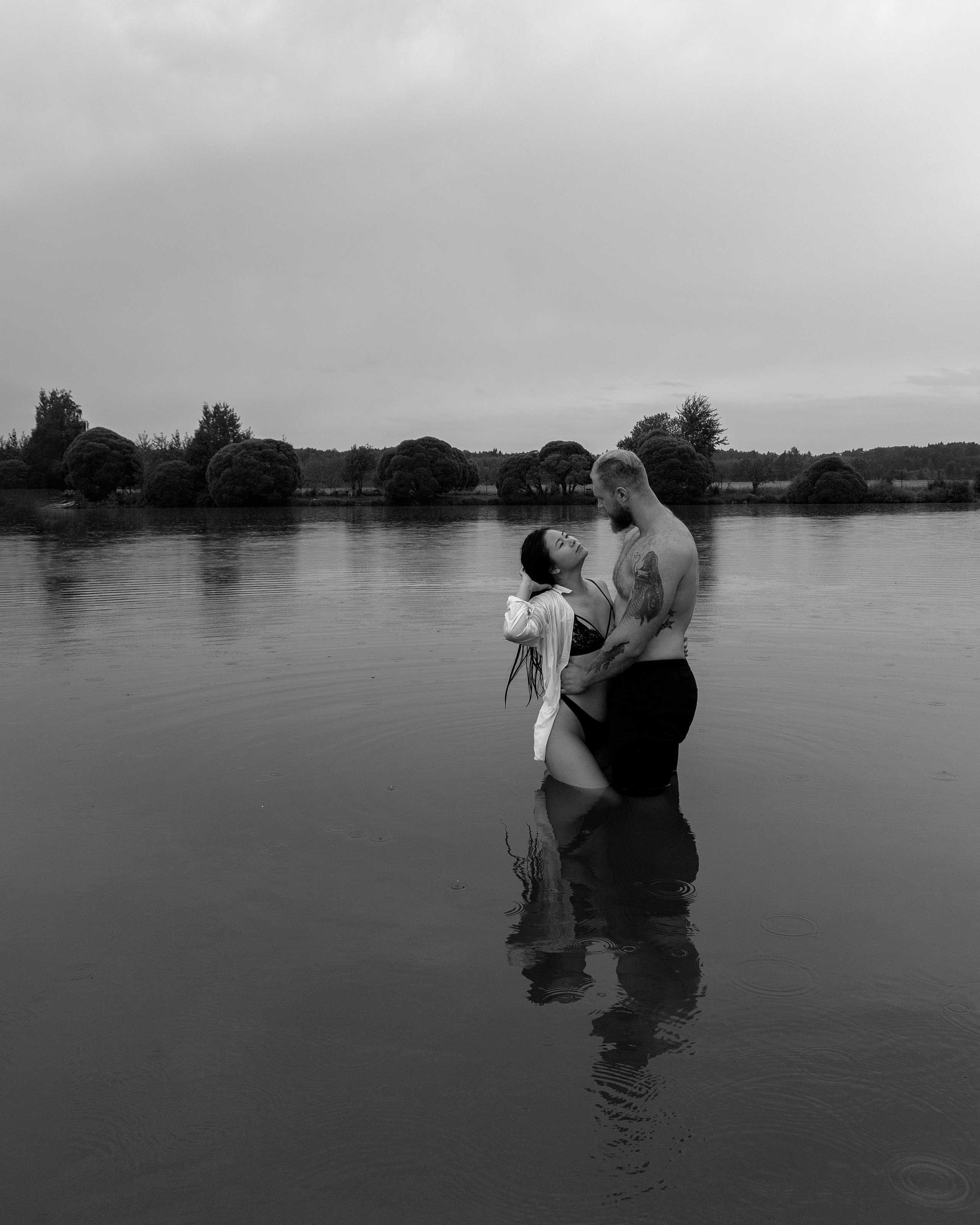 Love Story в воде. Женский фотограф Москва, Лобня