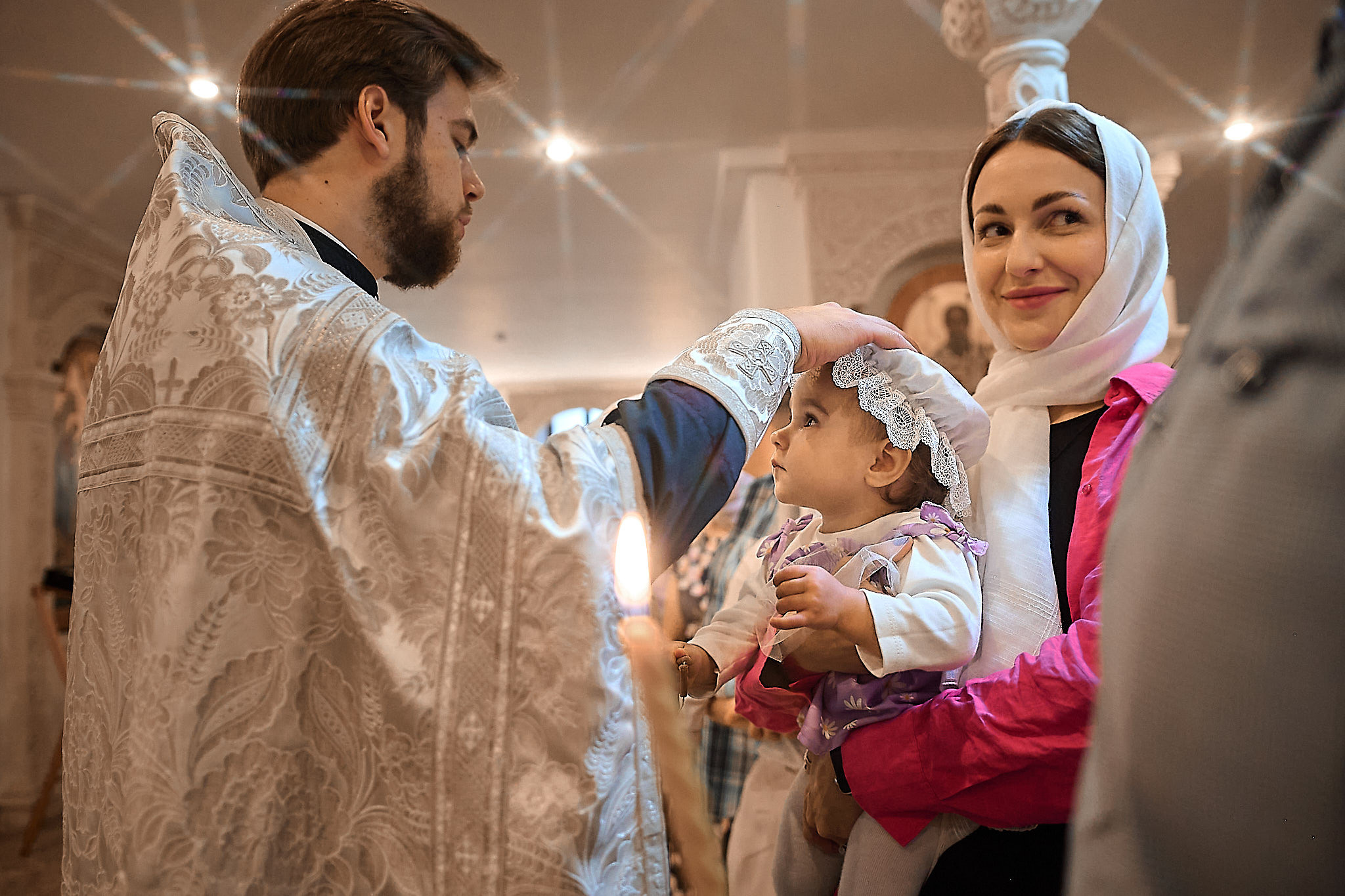 Таинство Крещения Полины. Фотограф на Крещение и Венчание в Одинцово