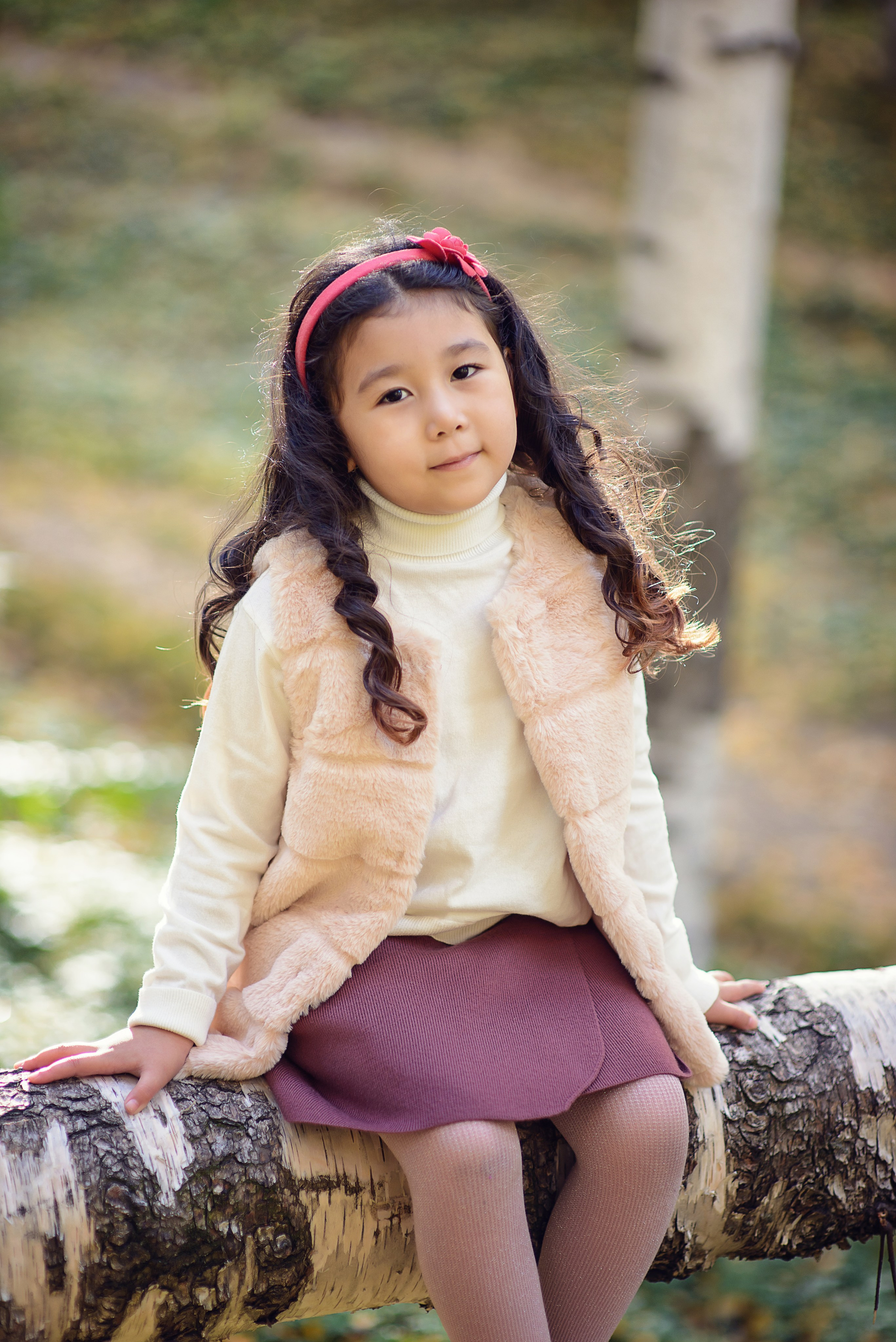 Асель. Березовая роща. Семейный фотограф, женский фототерапевт