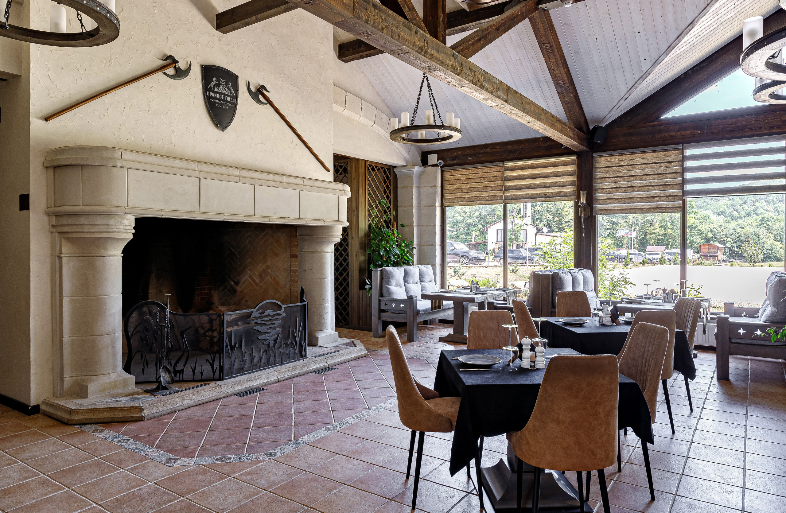 Парк-отель «Орлиное гнездо». Ресторан «Уха». п. Горячий Ключ. Интерьерный фотограф в Краснодарском крае Светлана Шурлова