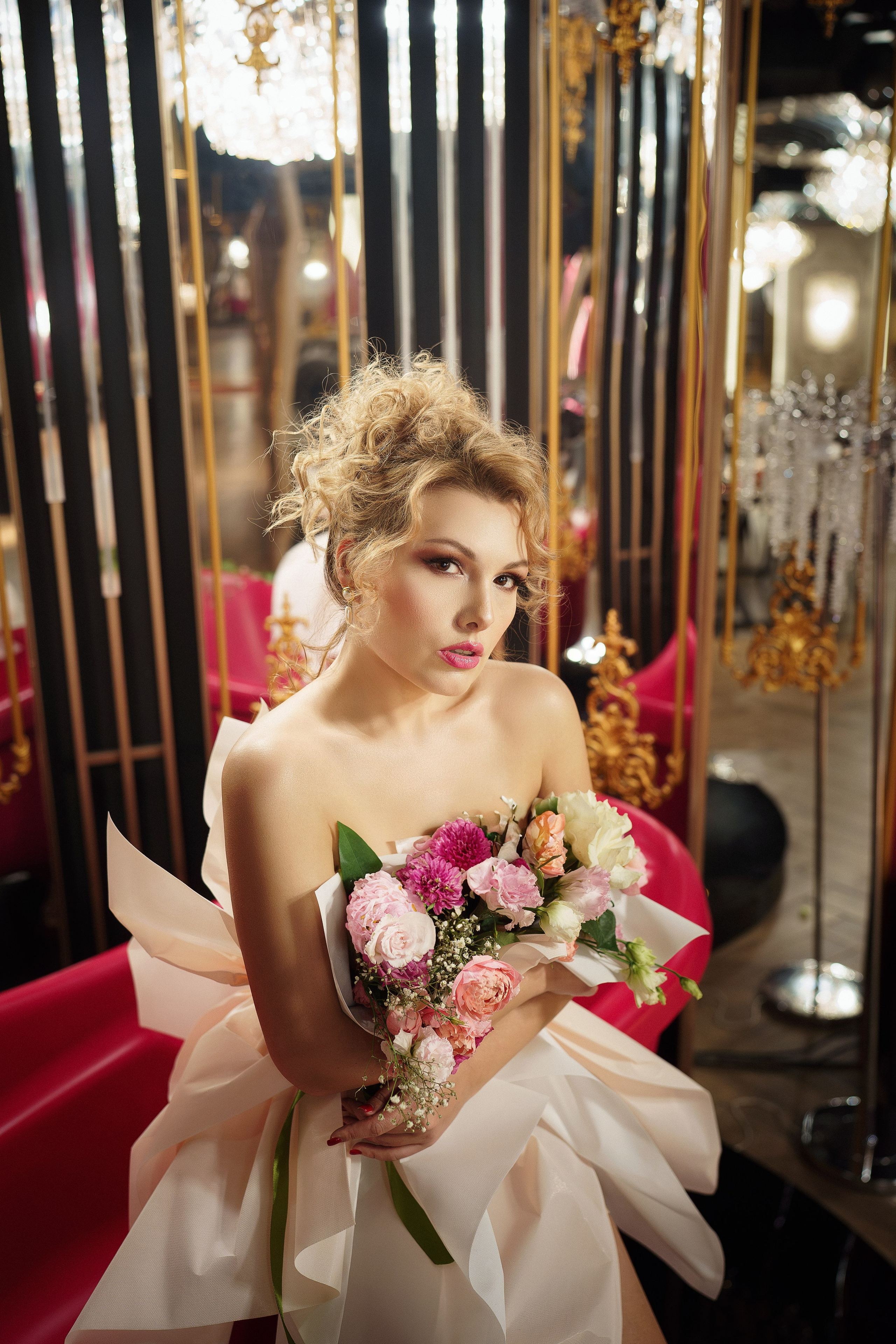 Фотосессия с цветами